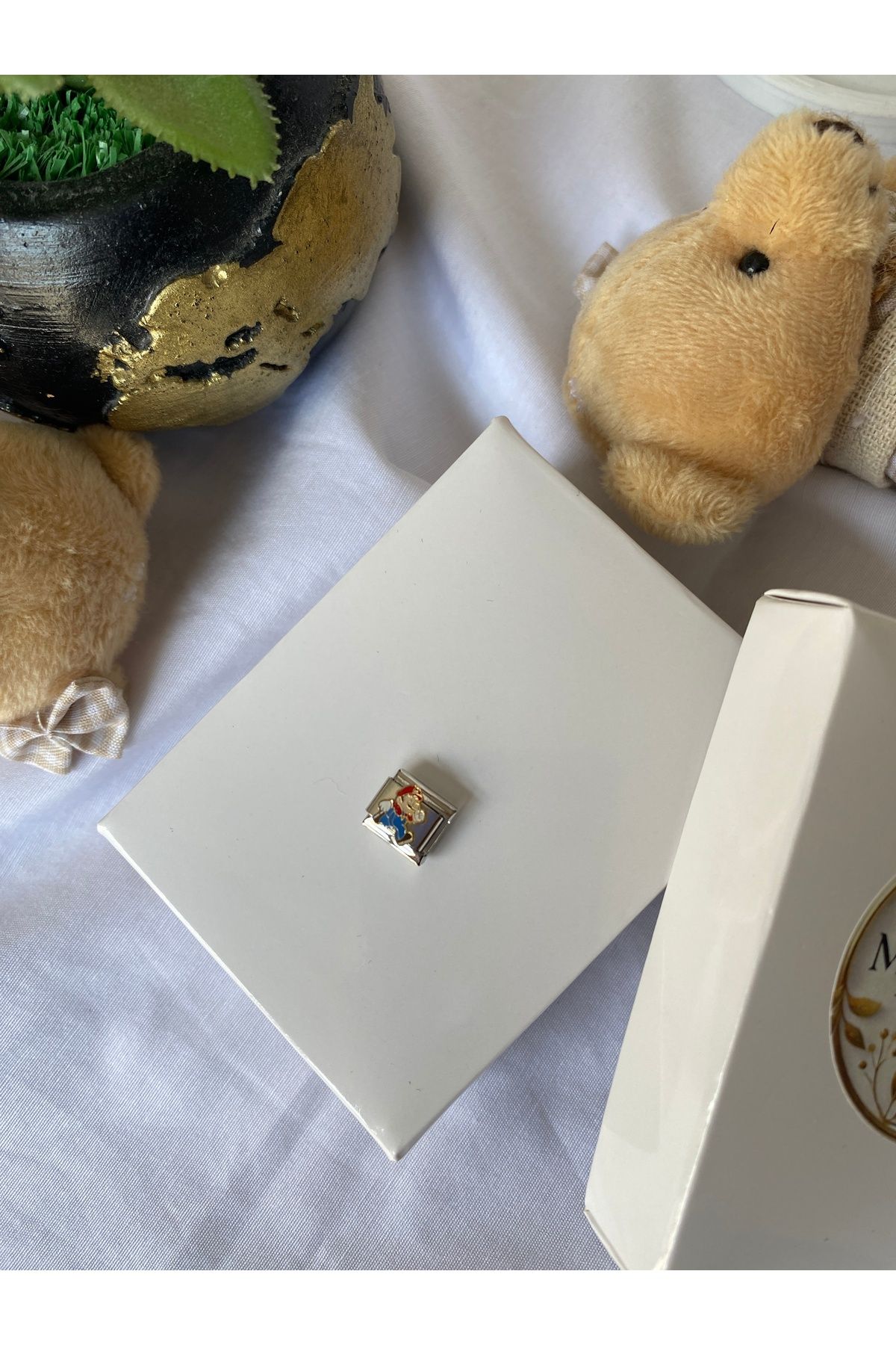 Miravera Jewellery Çelik İtalyan Bileklik Charmı