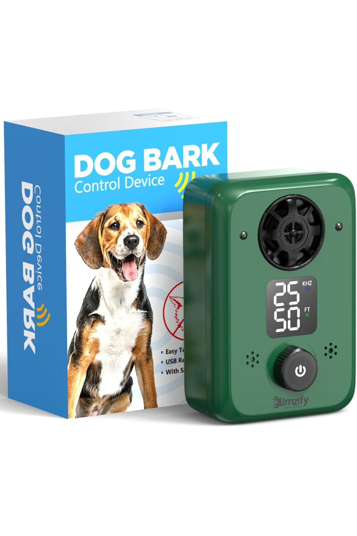 Glimzify Köpekler için Ultrasonik Köpek Havlama Kontrol Cihazı