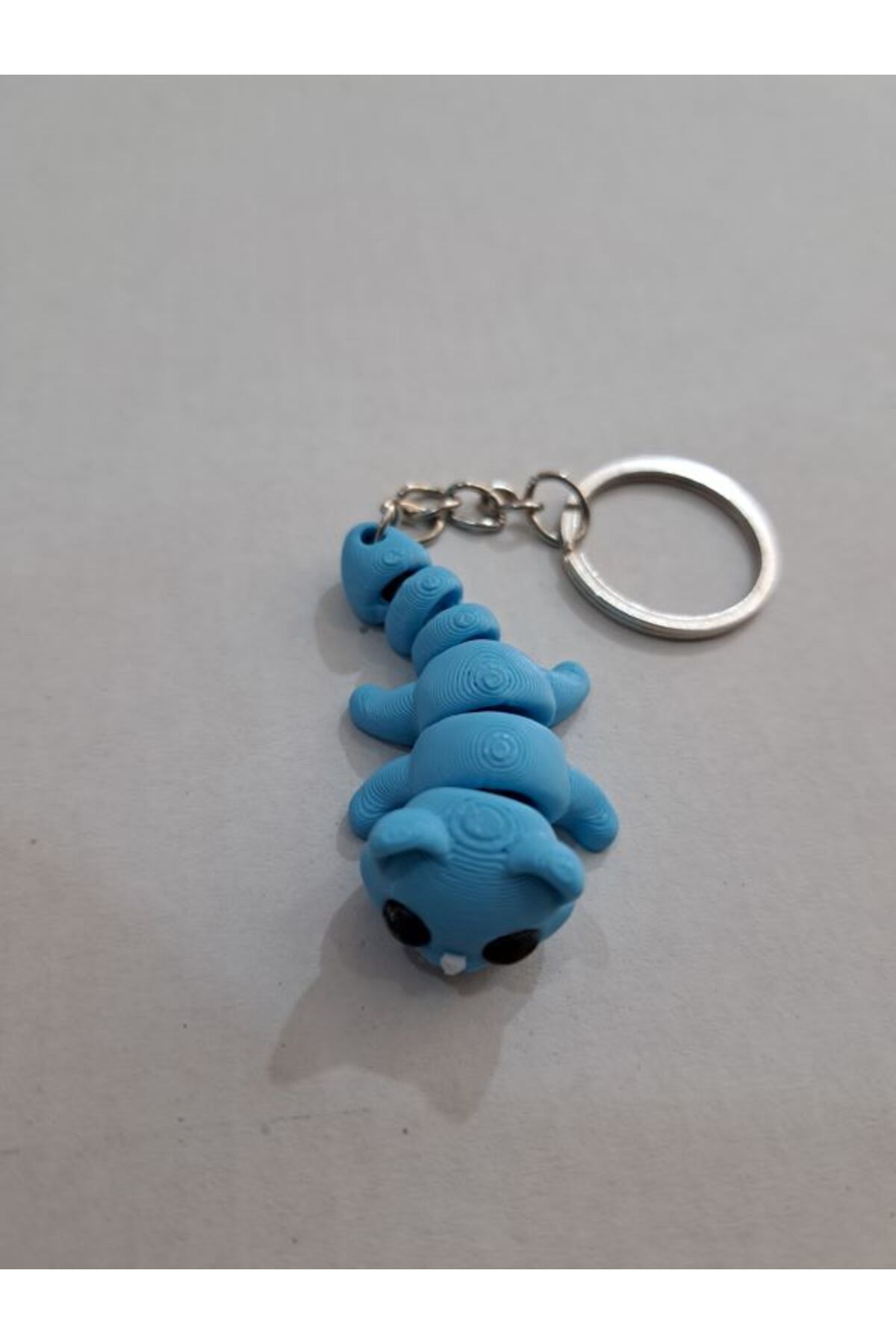 KırpıkKağıt KEDİ Figürü, Hareketli Biblo Anahtarlık / 3D PLA / 6'lı