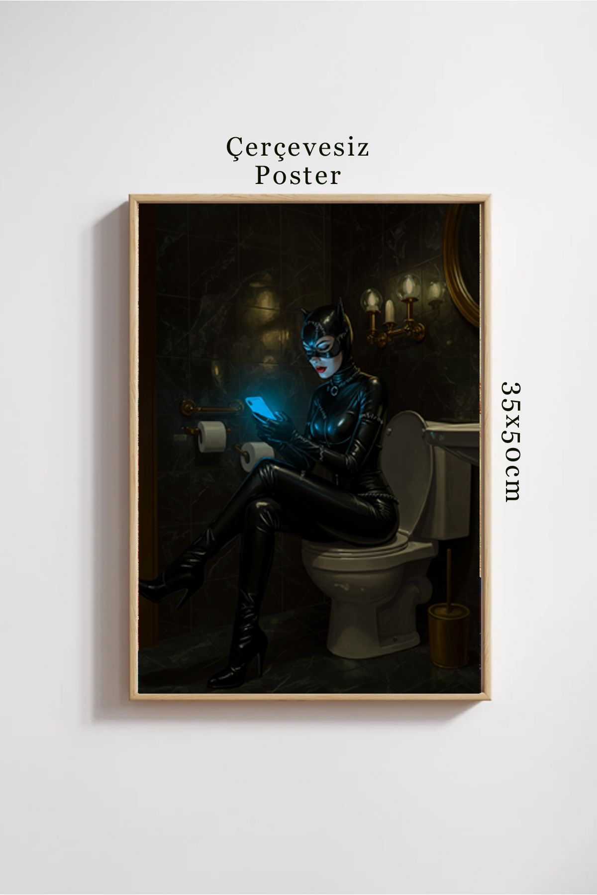 DARK AND BRIGHT Duvar Dekoru Poster Wall Art Tablo İllüstrasyon Duvar Kağıdı Çerçeve