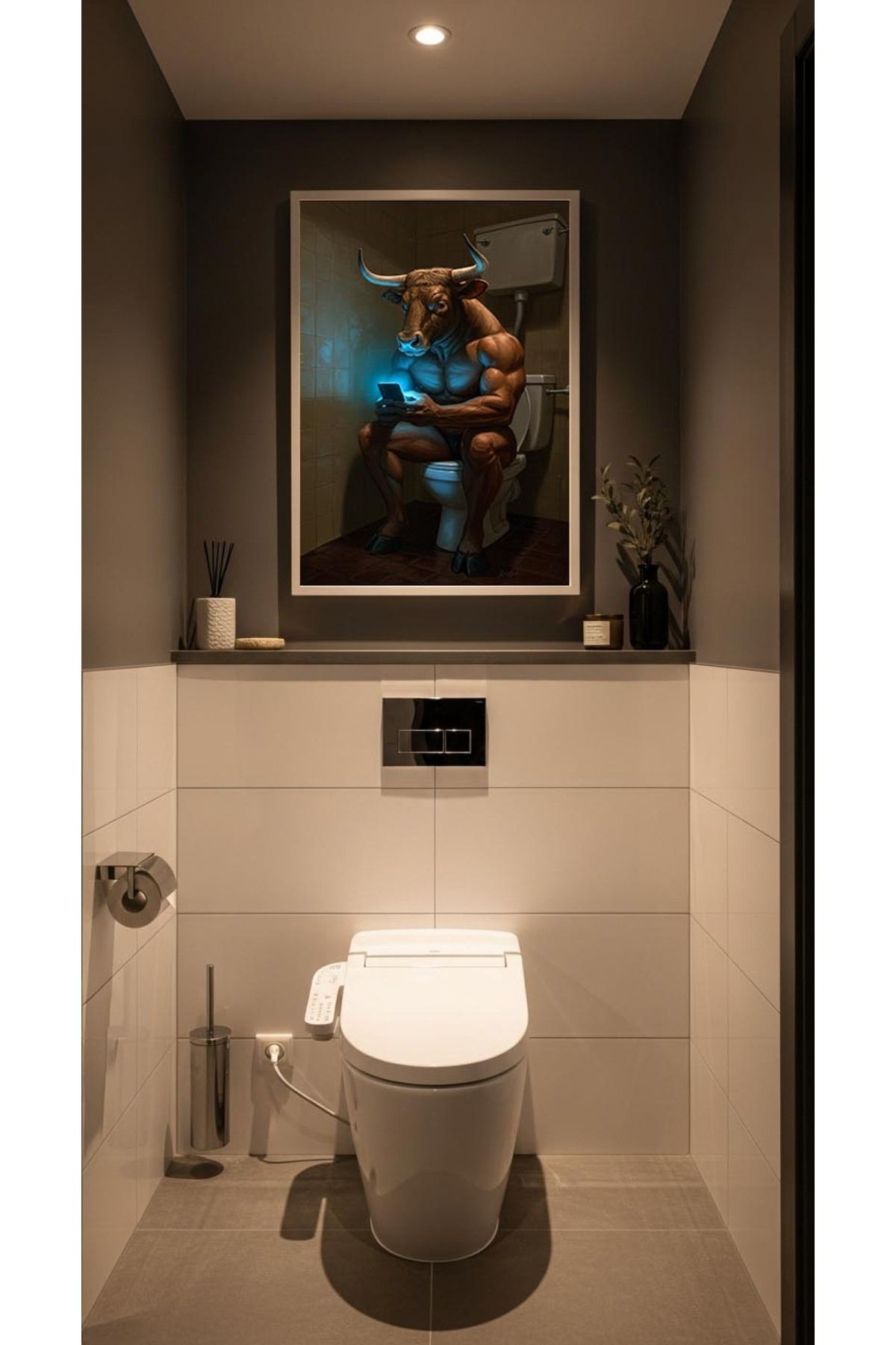 DARK AND BRIGHT Duvar Dekoru Poster Wall Art Tablo İllüstrasyon Duvar Kağıdı Çerçeve
