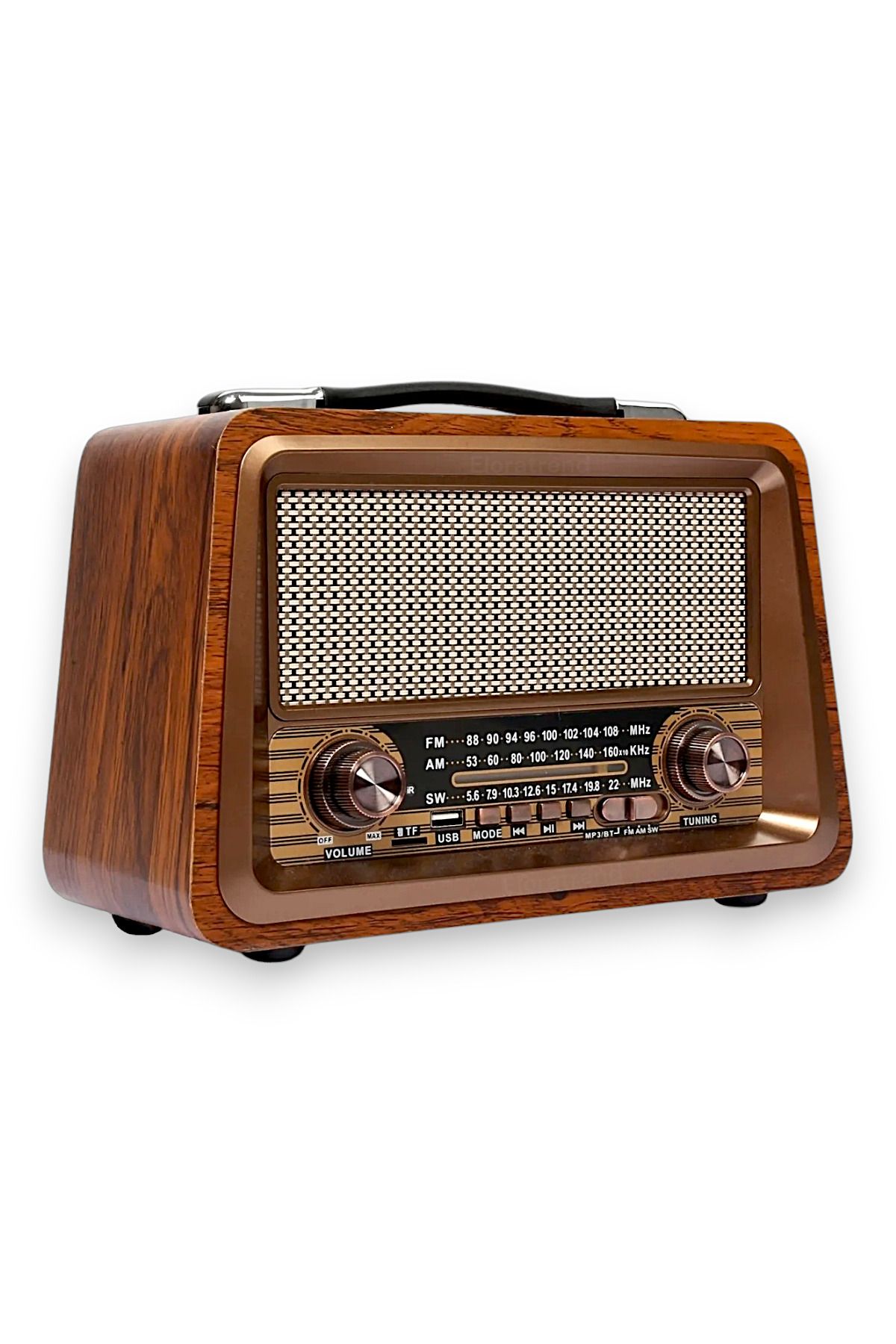 Eloratrend RT-810 Nostaljik Radyo, Retro Radyo – Bluetooth, USB, AUX Destekli Nostaljik Müzik Çalar