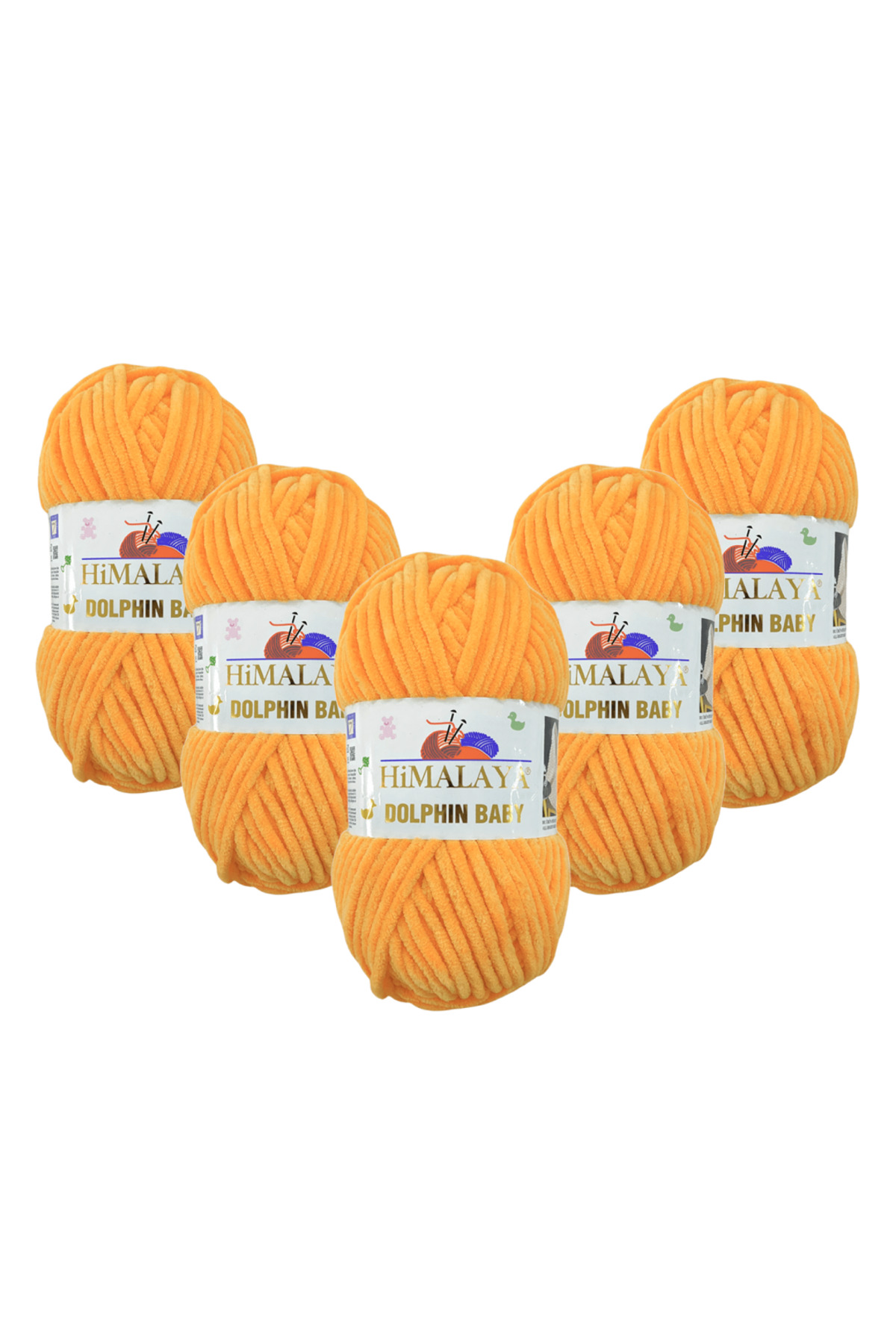 Dolphin Baby Velvet Rope 5-Pack - 80316 - 100 Gr. 120 Mt.