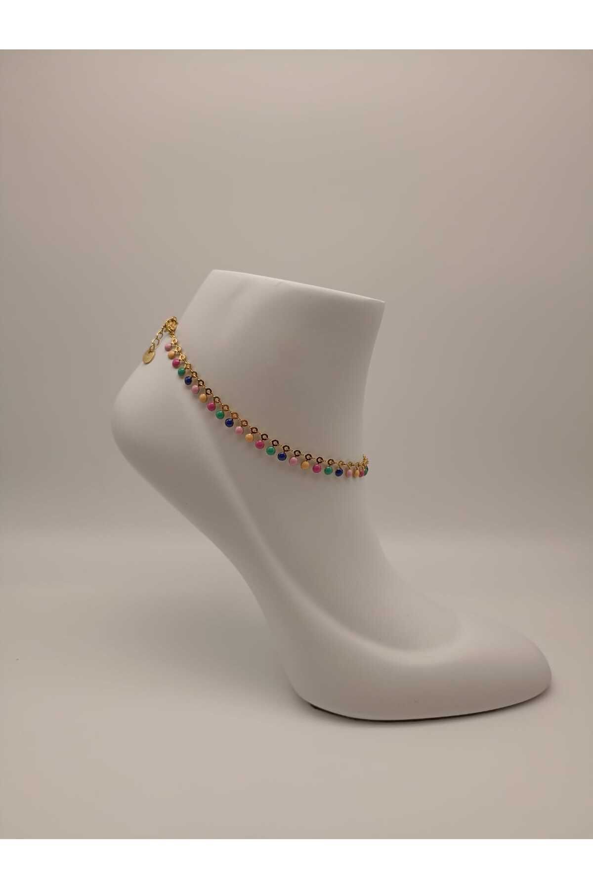 TLSMACCESORIES ÇELİK MİNELİ HALHAL KARIŞIK RENK