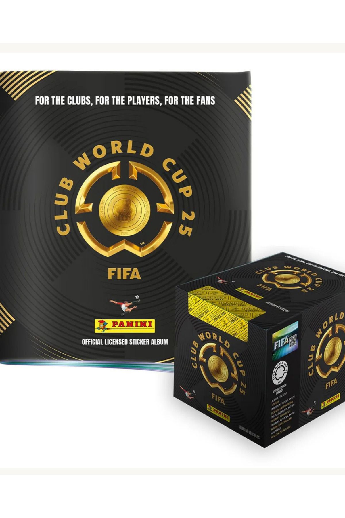Panini FIFA Club World Cup 2025™ Official Sticker Collection Box of 36 Packets and FREE Starter