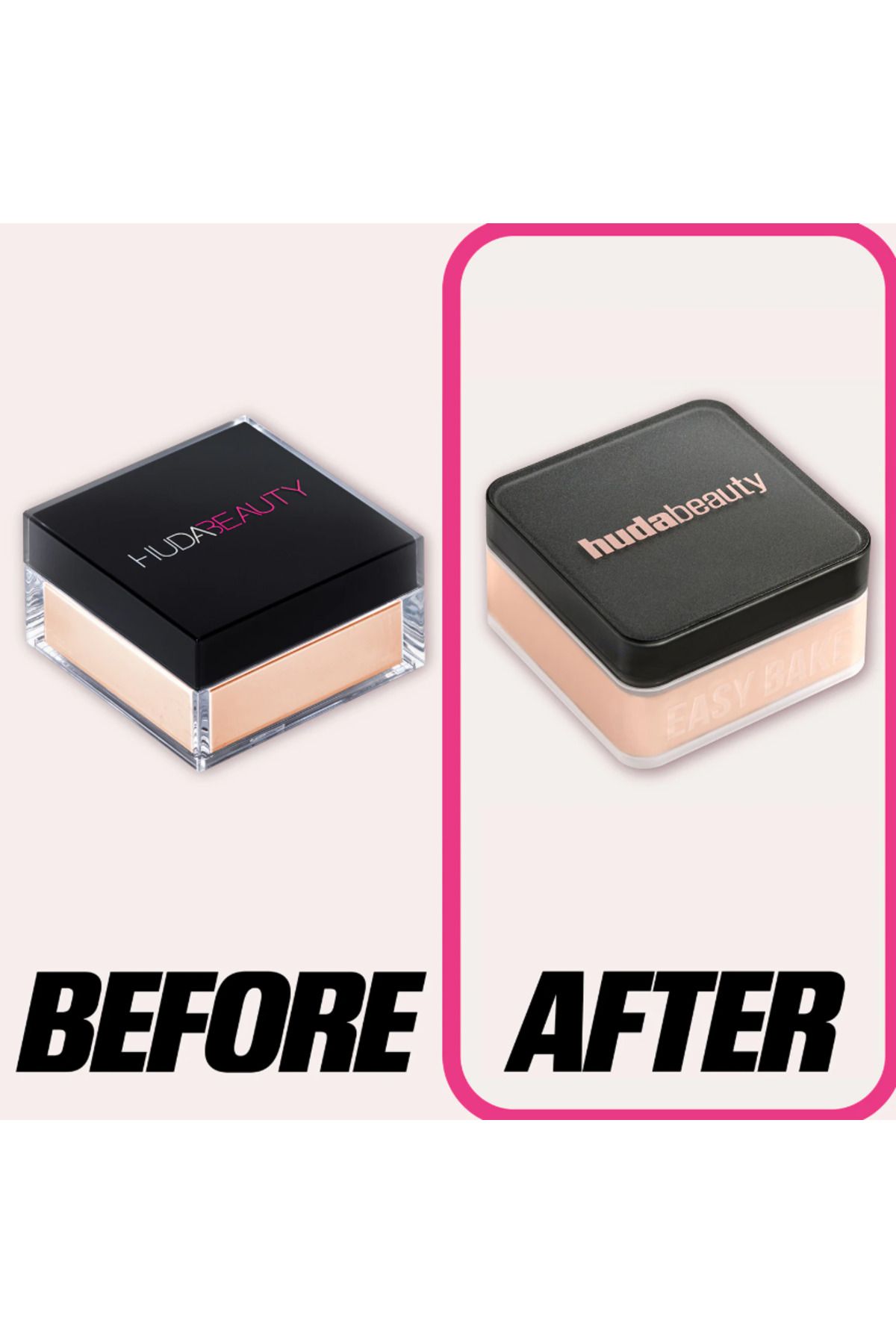 Huda Beauty-Easy Bake Loose - Fixing Powder a Light Radiance for the Skin Long Lasting Permanence (20 g) 2