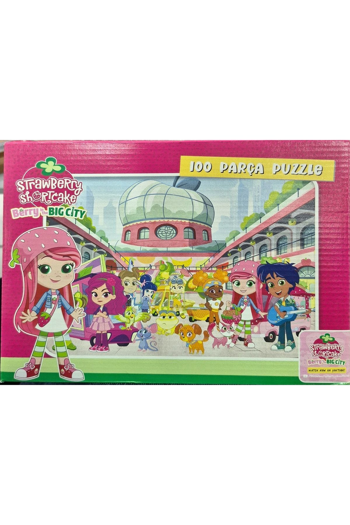 LAÇO KİDS Çilek Kız 100 Parça Puzzle - Berry in the Big City -Strawberry Shortcake - CK0089