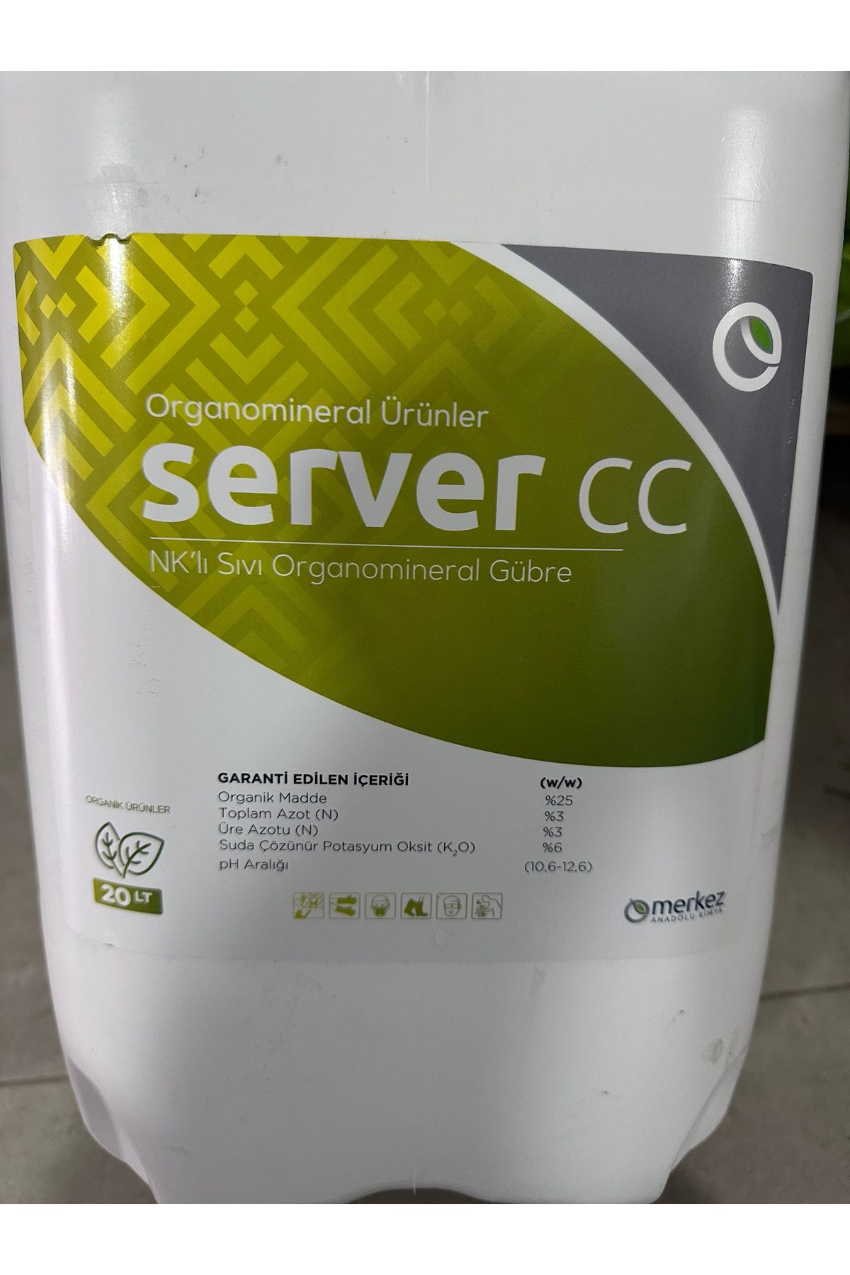 Merkez Anadolu Kimya Server CC Bitkisel Menşeili Amino Asit 20 lt