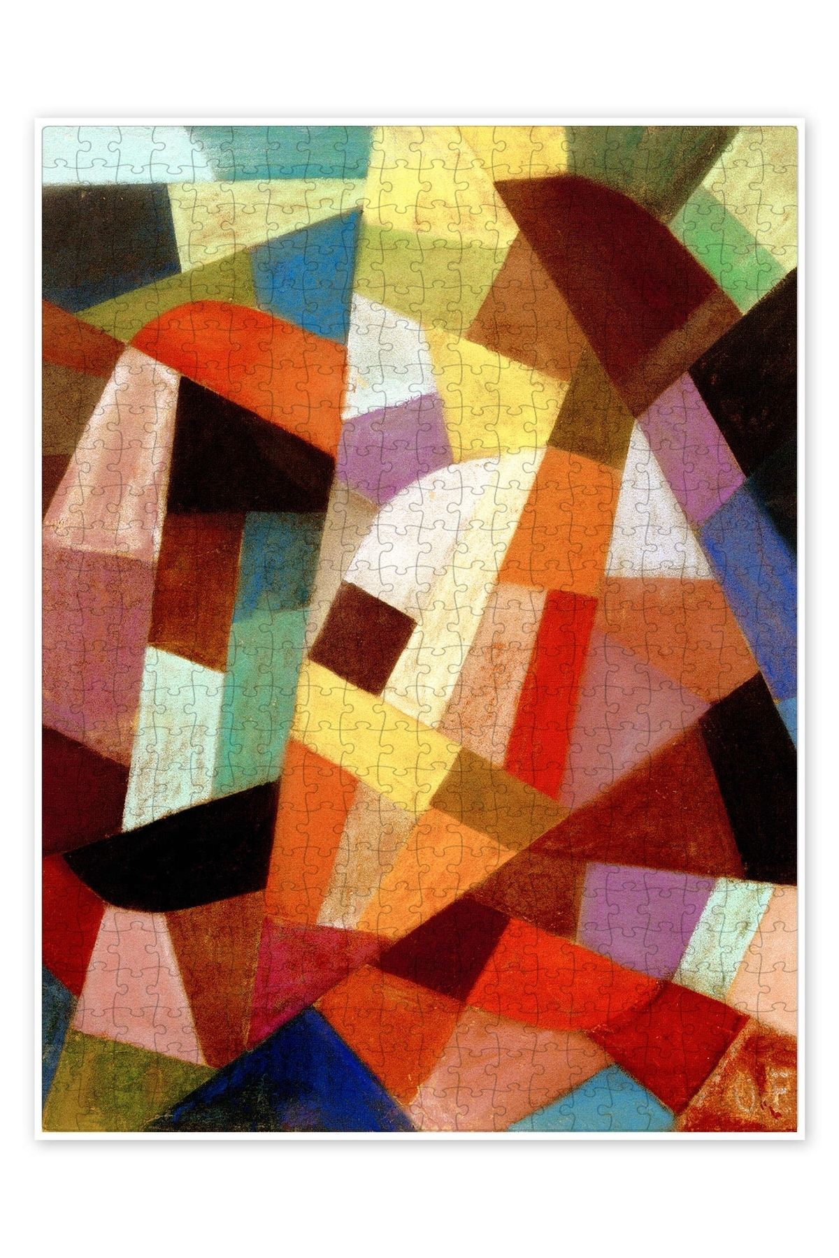 Jeronkarji Composition, 1934 500 Parça Puzzle Yapboz Bohem Soyut Sanat Temalı