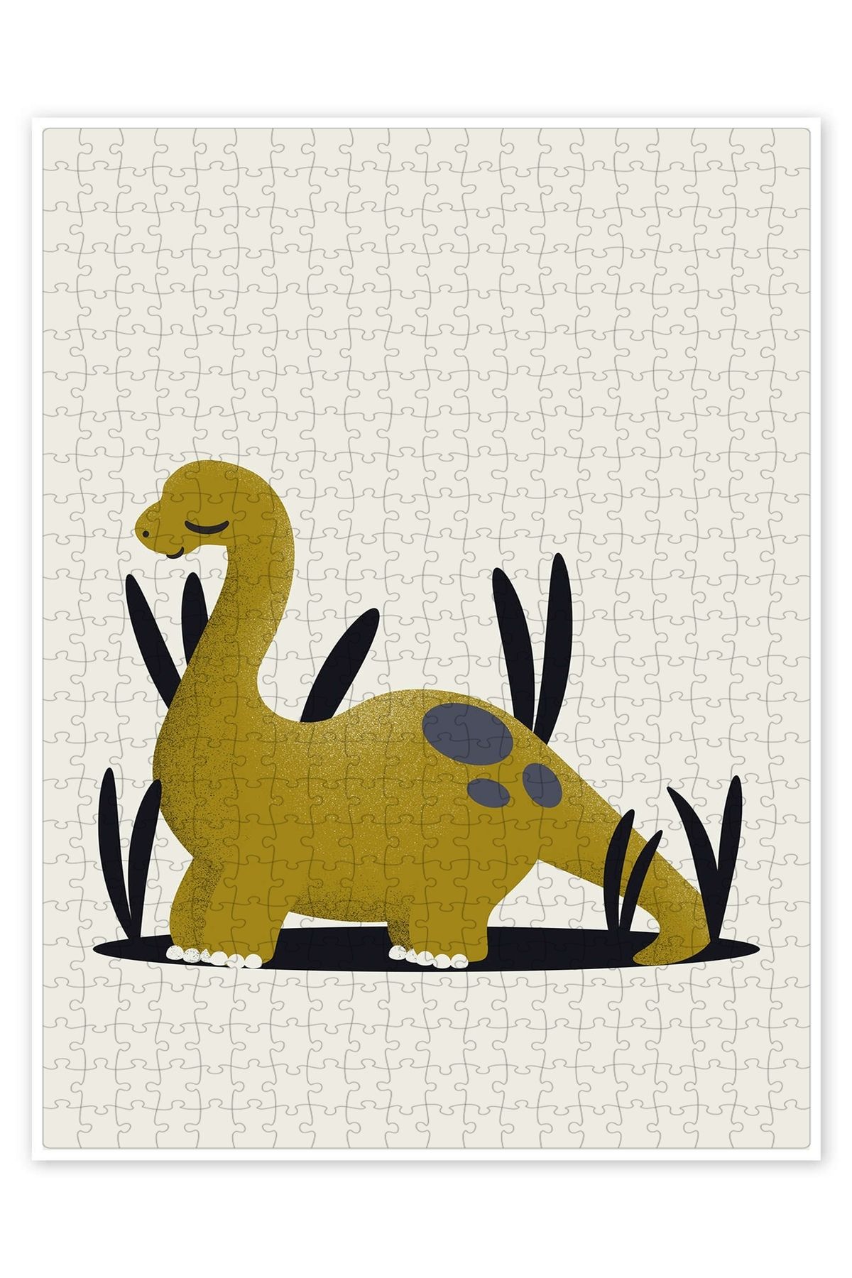 Jeronkarji Diplodocus 500 Parça Puzzle Yapboz Çocuklar için Neşeli Hayvan Temalı