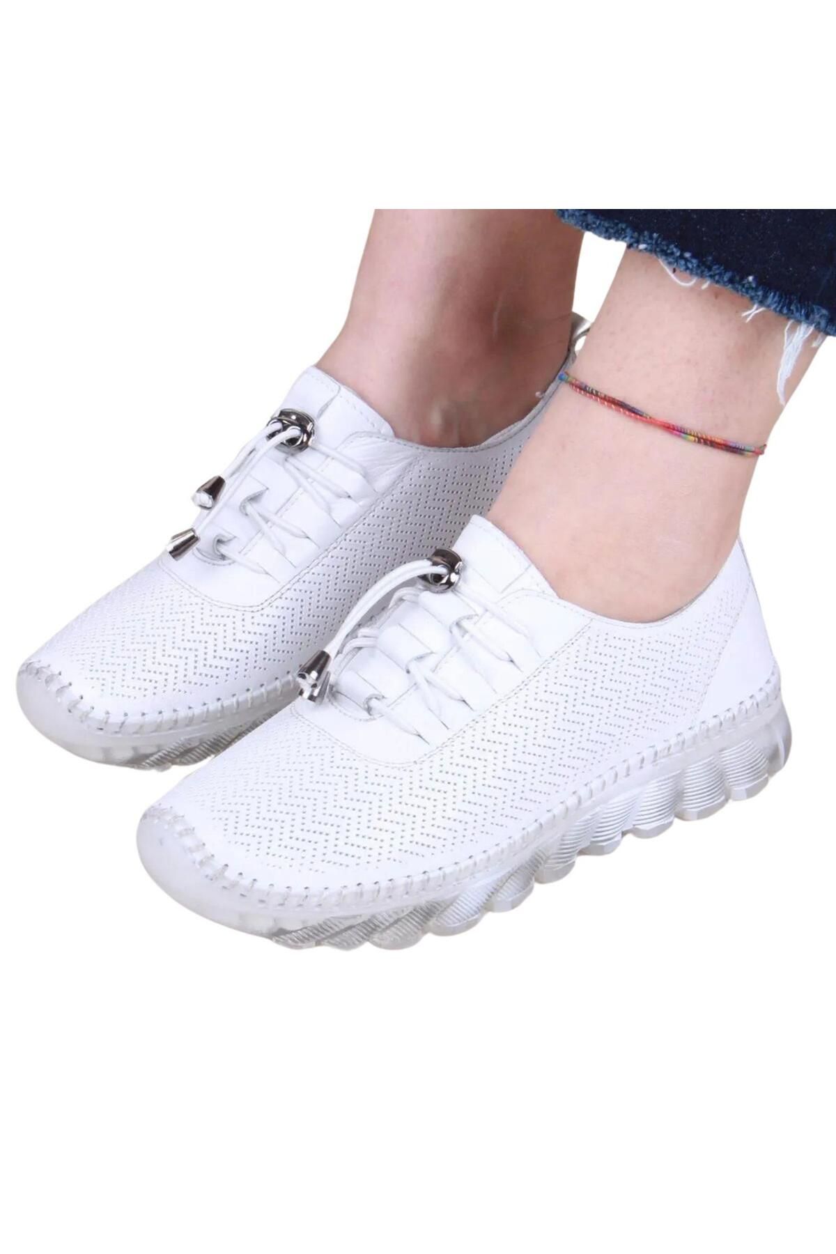 MARİOTTO 10003 Günlük Kadın Hakiki Deri Casual Ayakkabı