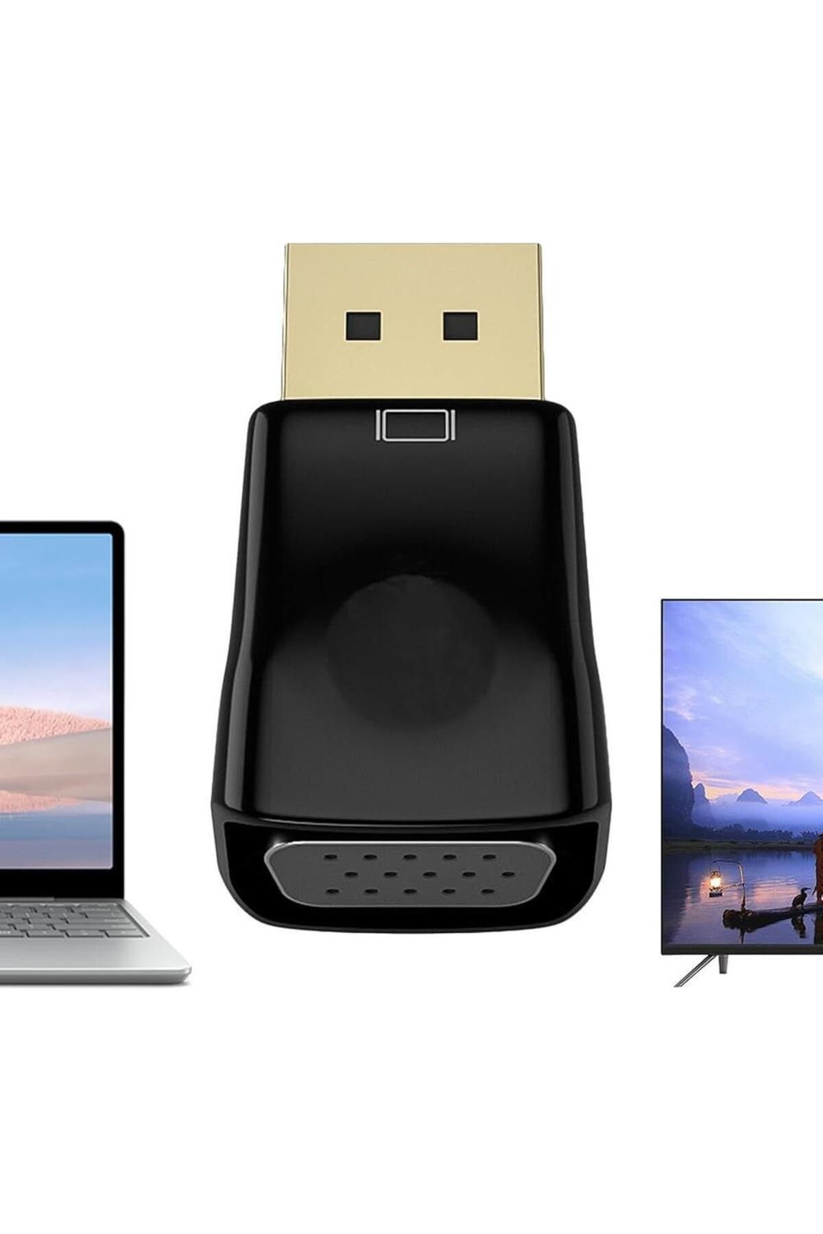 Temiz Pazar 5152 Displayport To Vga Çevirici Dönüştürücü Adaptör