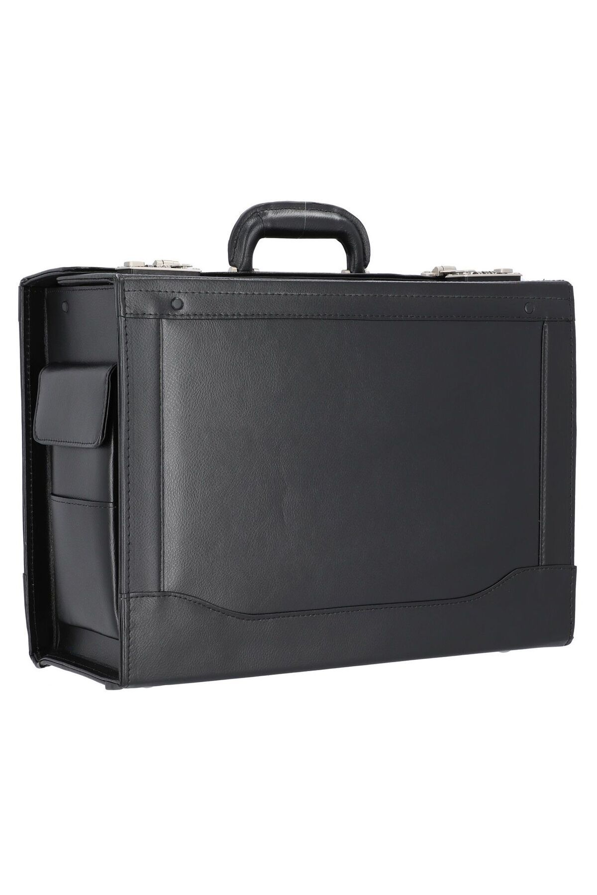 Alassio Deri Pilotenkoffer 45 cm Laptop Bölmeli Evrak Çantası