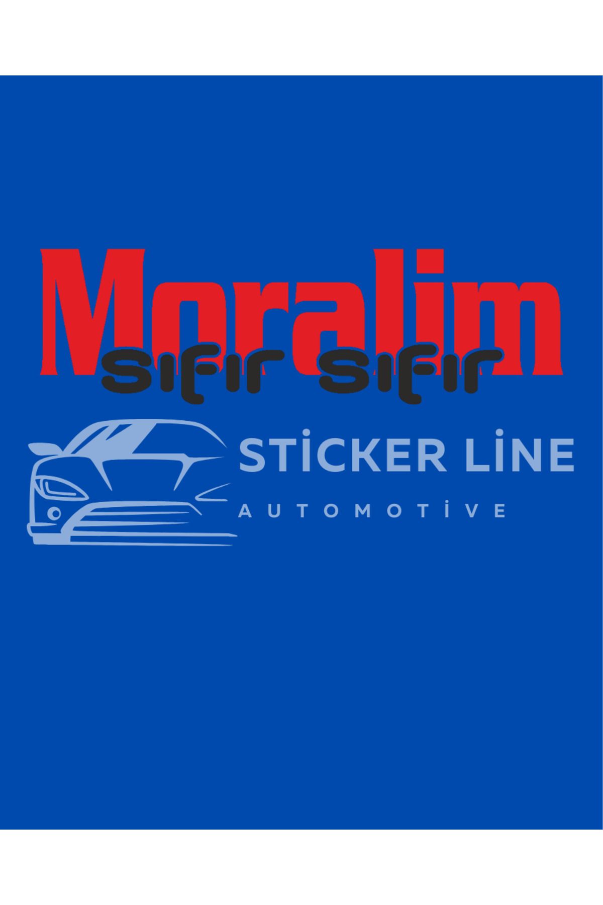 arbüka Moralim sıfır arma sticker