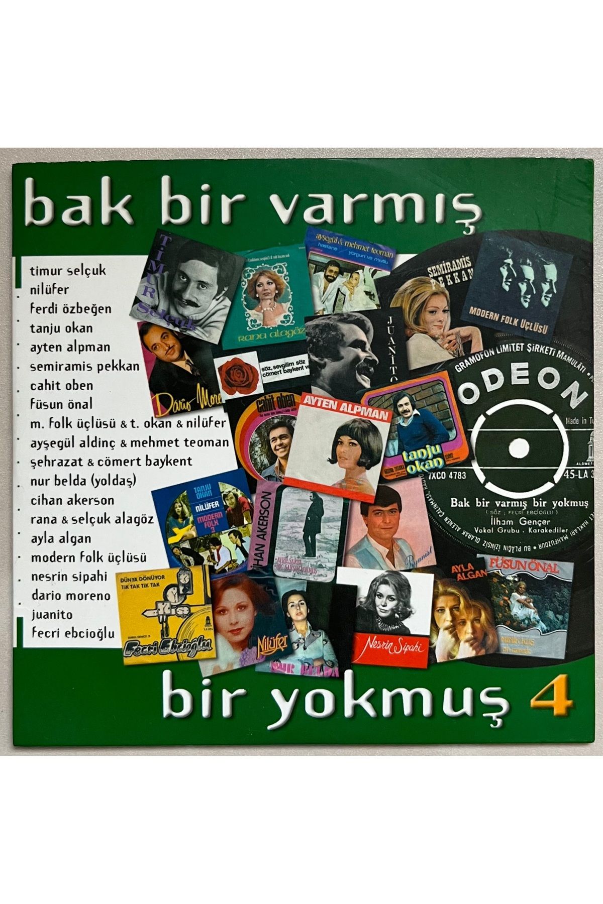 Plakevi İzmir Bak Bir Varmış Bir Yokmuş 4 Cd (Orjnal Dönem Baskı Cd)