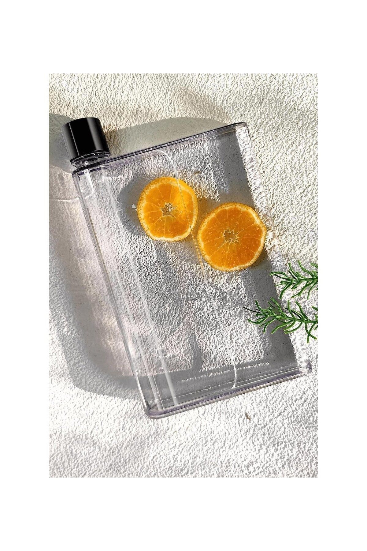Reis Home A5 SULUK FLAT BOTTLE ŞEFFAF 420 Ml--YENİ ÜRÜN