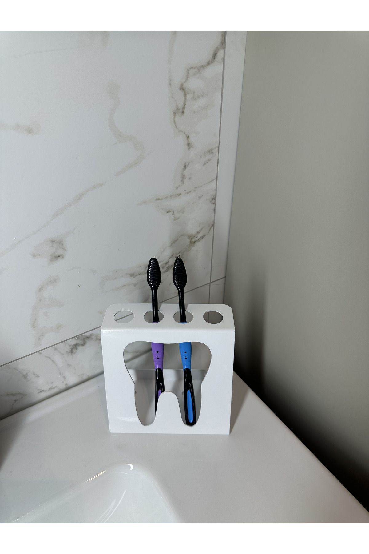 lyla concept Işıl Metal Diş Fırçalık – Modern Banyo Aksesuarı