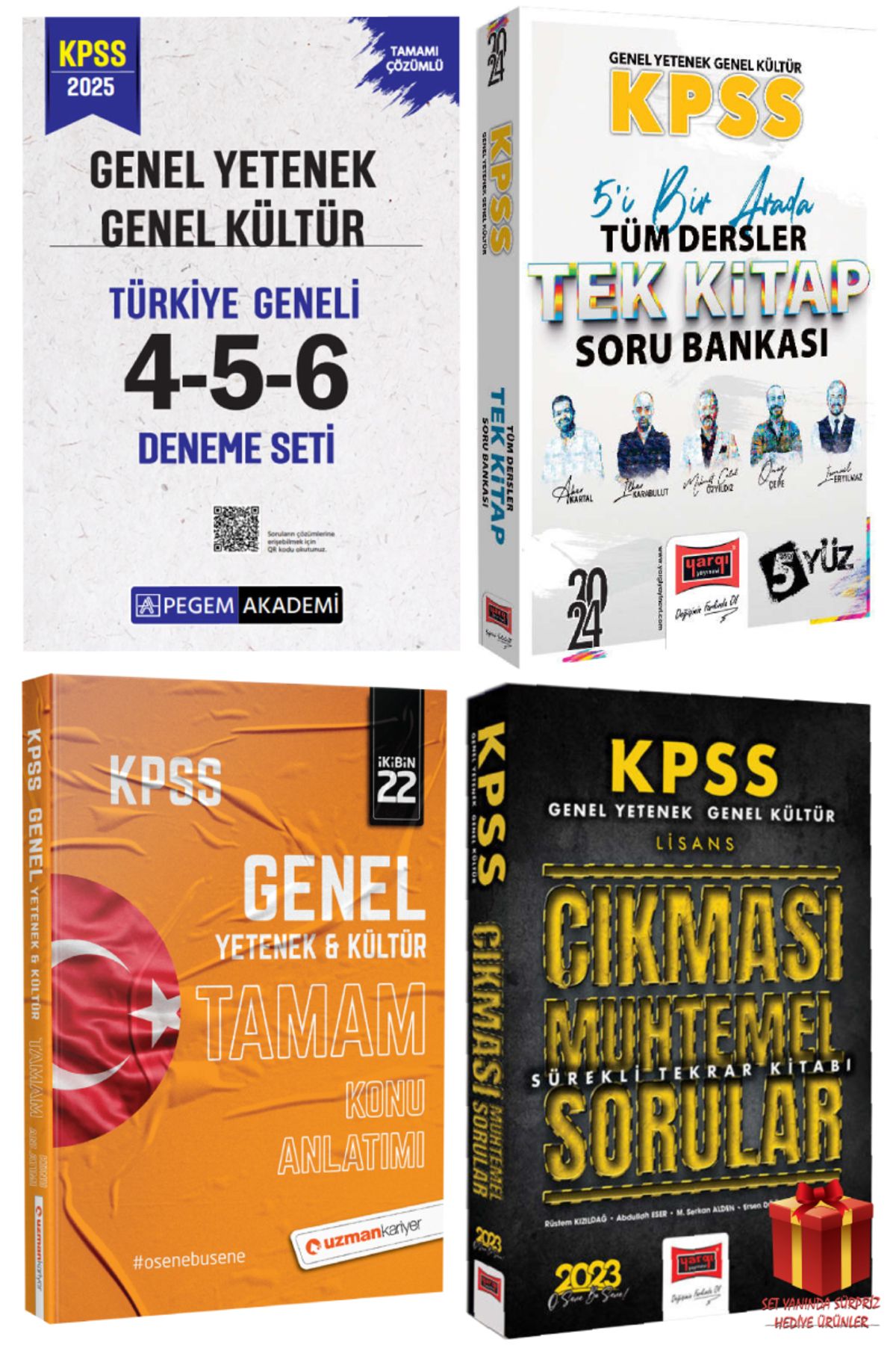 Pegem Akademi Yayıncılık 2025 Pegem GYGK Türkiye Geneli Deneme Sınavları+Yargı GYGK Soru Bankası+GYGK Konu+Çıkması Muhtemel