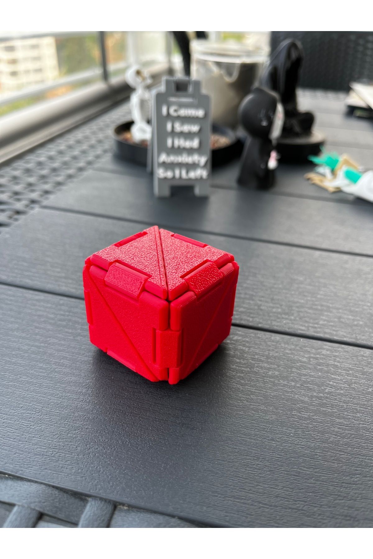 3dvibeswithmerve Origami Stres Küpü Sınsuz Hareketli
