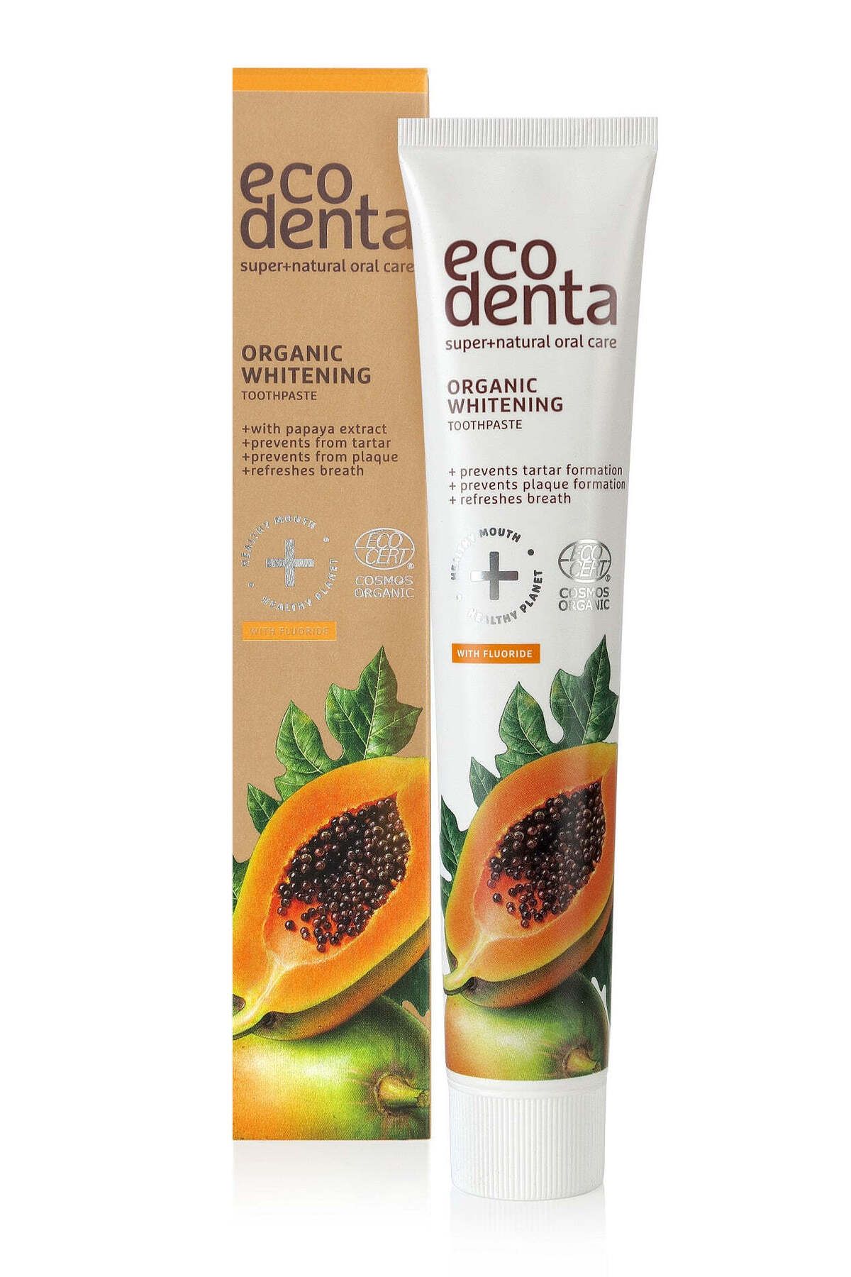 Ecodenta-Whitening Toothpaste With Papaya Extract, , 75 ml 2