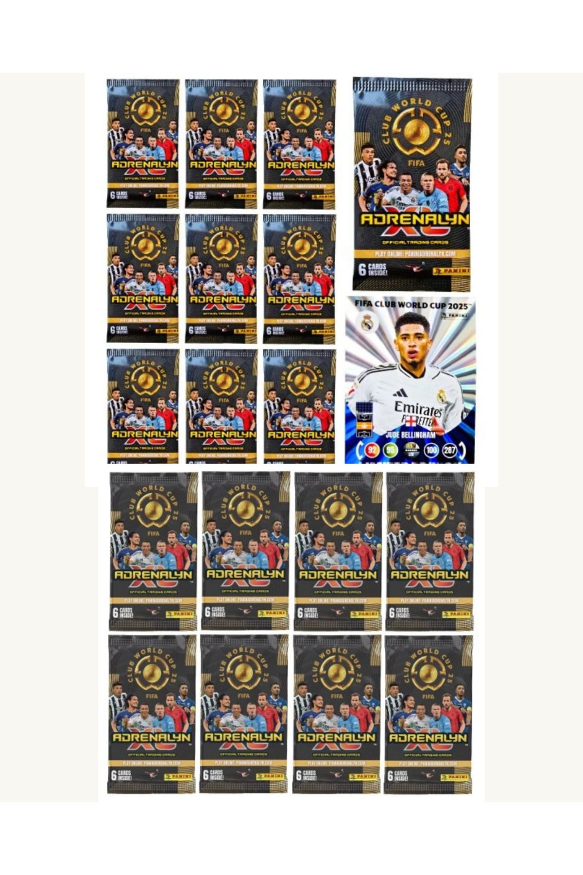 Panini FIFA Club World Cup 2025™ Adrenalyn XL™ Official 20 Paket (120 kart)