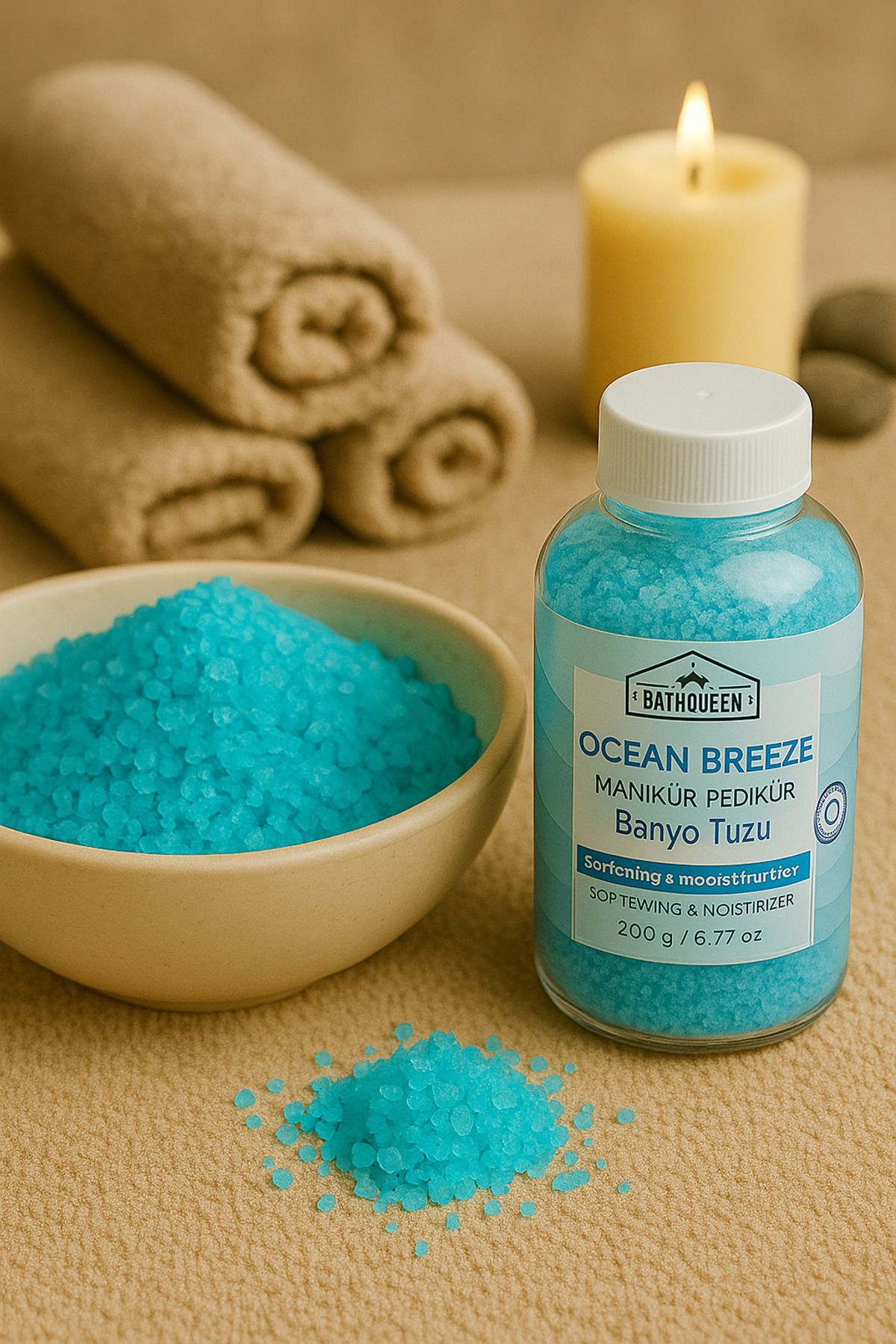 naturgleam Ocean Breeze Manikür Pedikür Banyo Tuzu 200gr (EPSOM SALT)