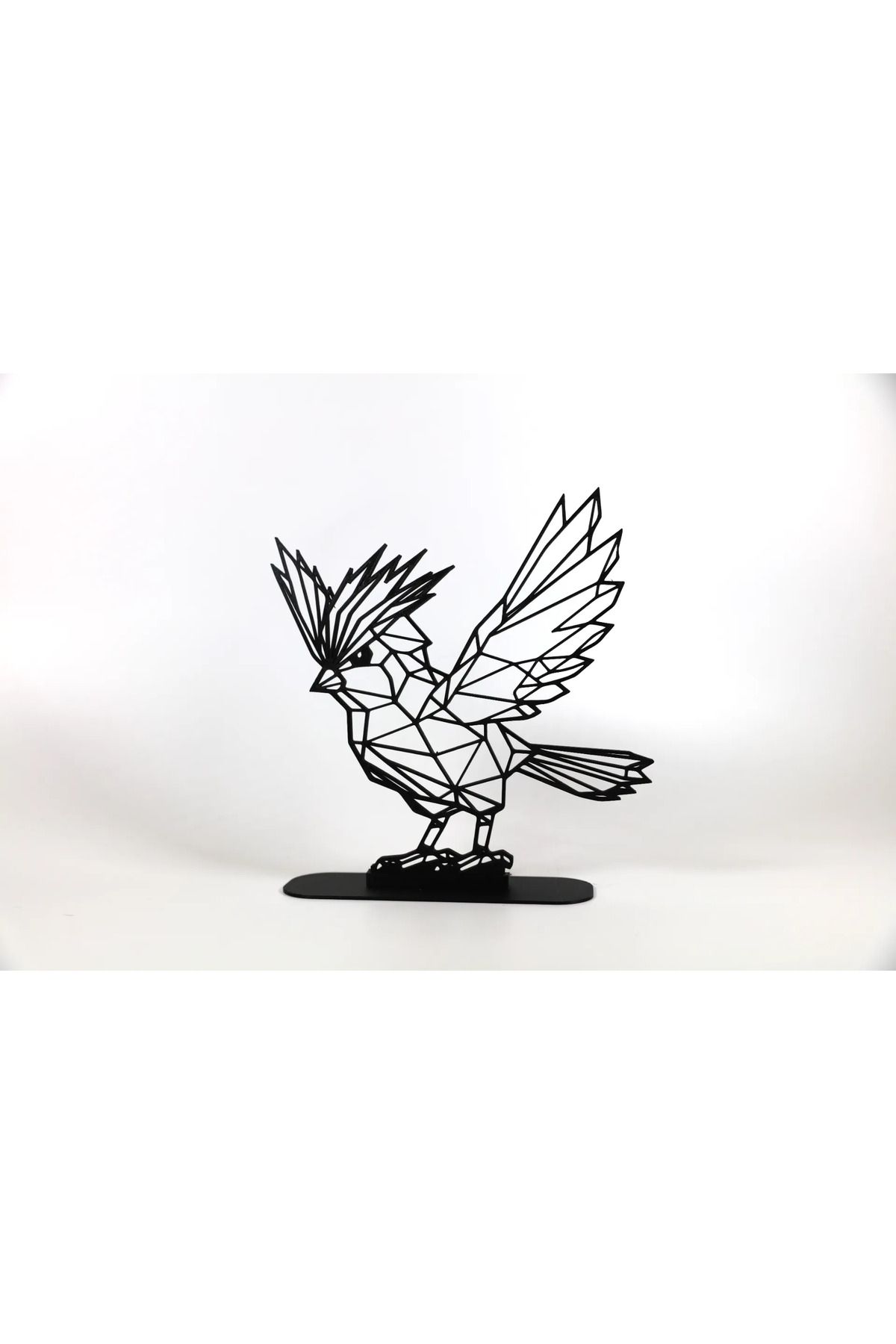EmAy3d Geometric Çizim Güvercin Masa Üstü Stand Biblo – Şık ve Modern 3D Dekor