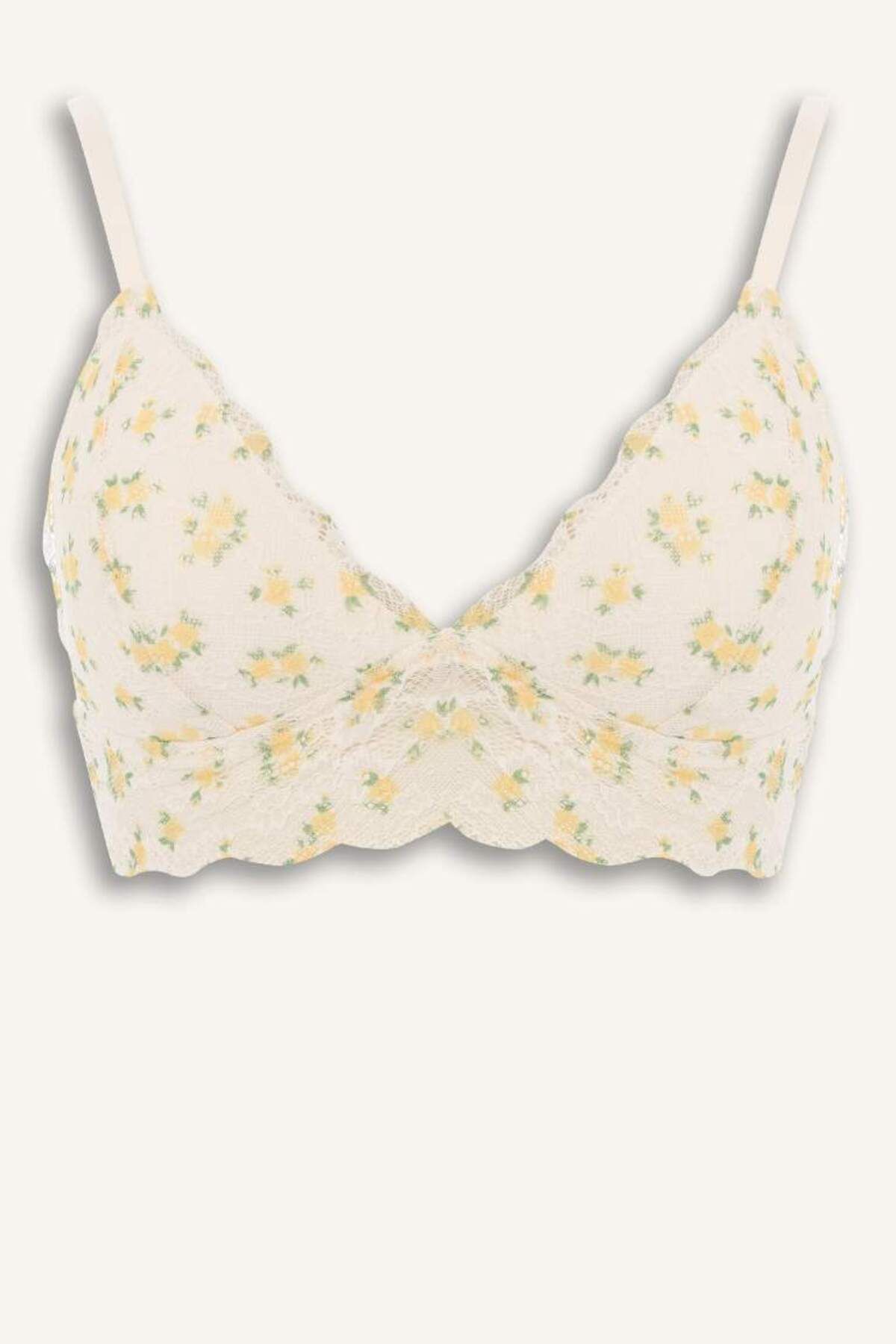 DeFacto Yeni Sezon Baskılı Pedli Dantel Bralet-Fall in Love
