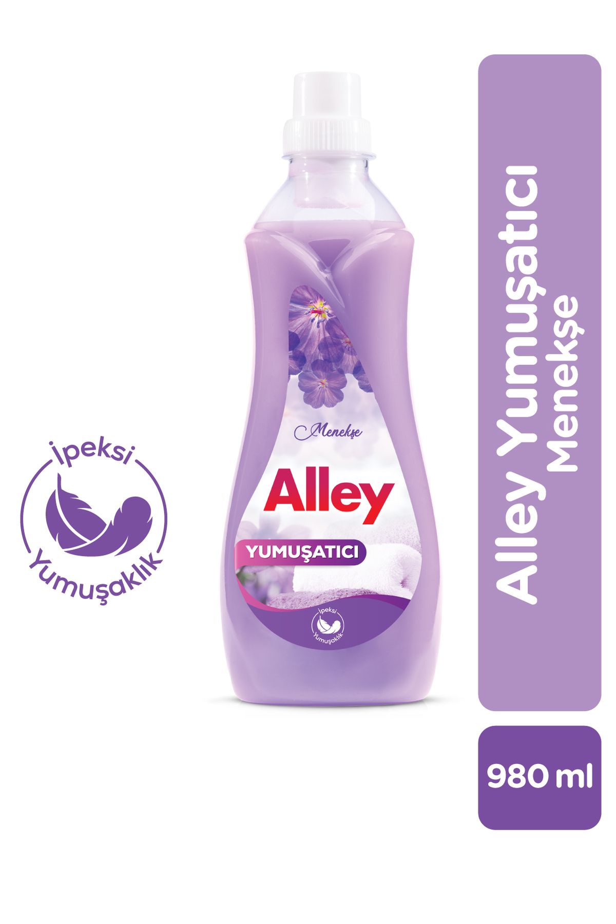 alley Menekşe Kokulu Çamaşır Yumuşatıcı 980 ml – İpeksi Yumuşaklık ve Kalıcı Ferahlık