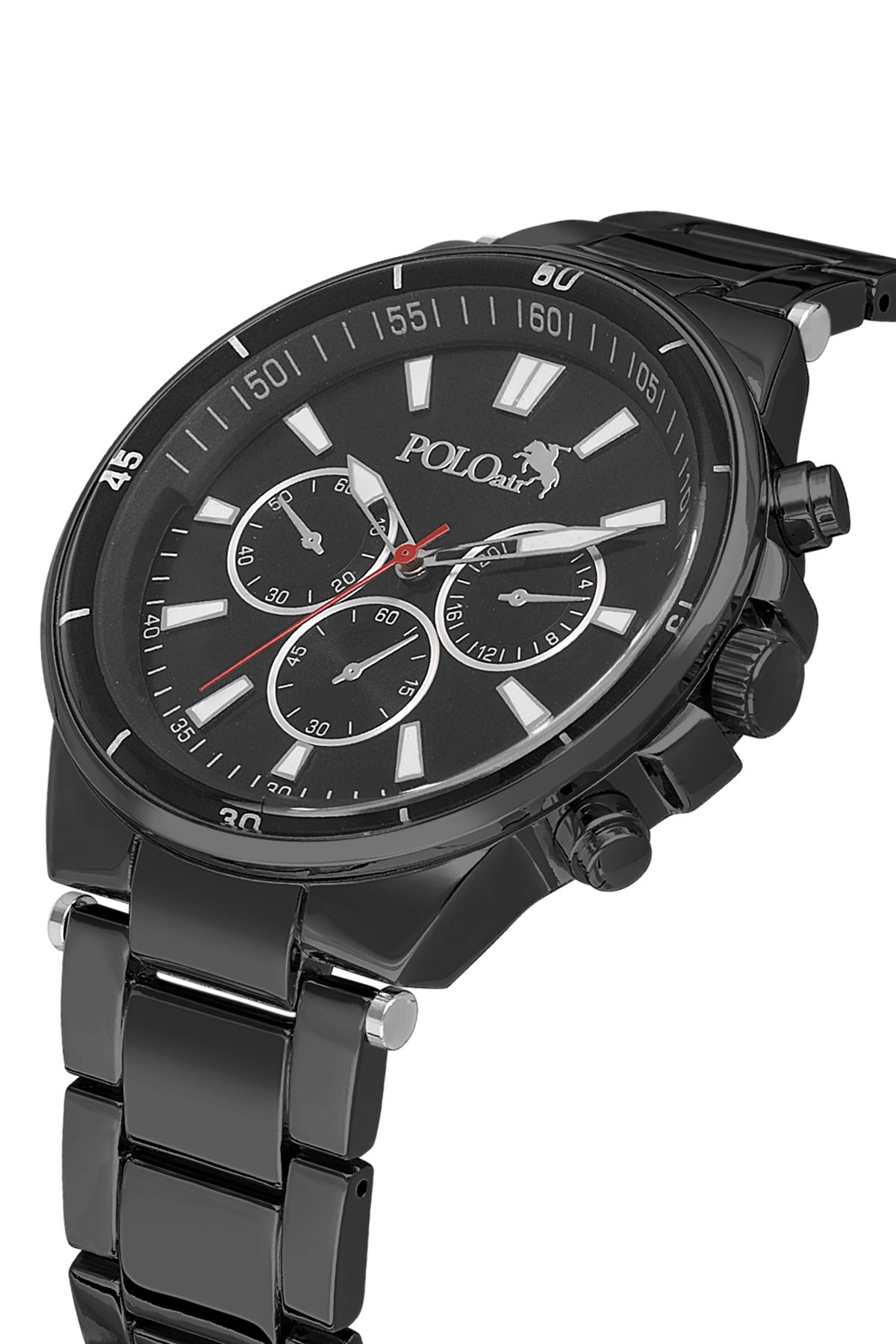 Polo Air Klasik Metal Kasa Erkek Kol Saati Siyah Renk PL-0994E1x