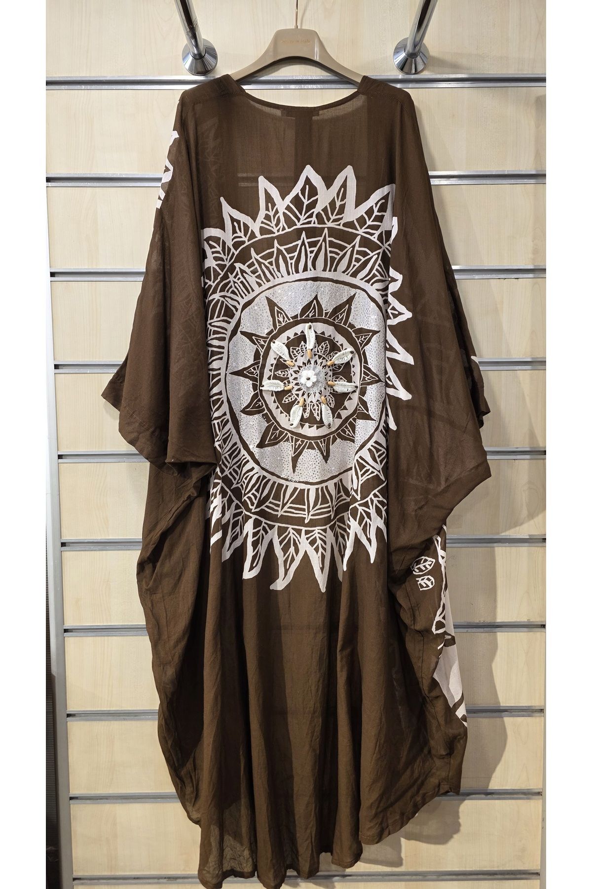 Park Moda Kimono Mandala Desen Ham Pamuk