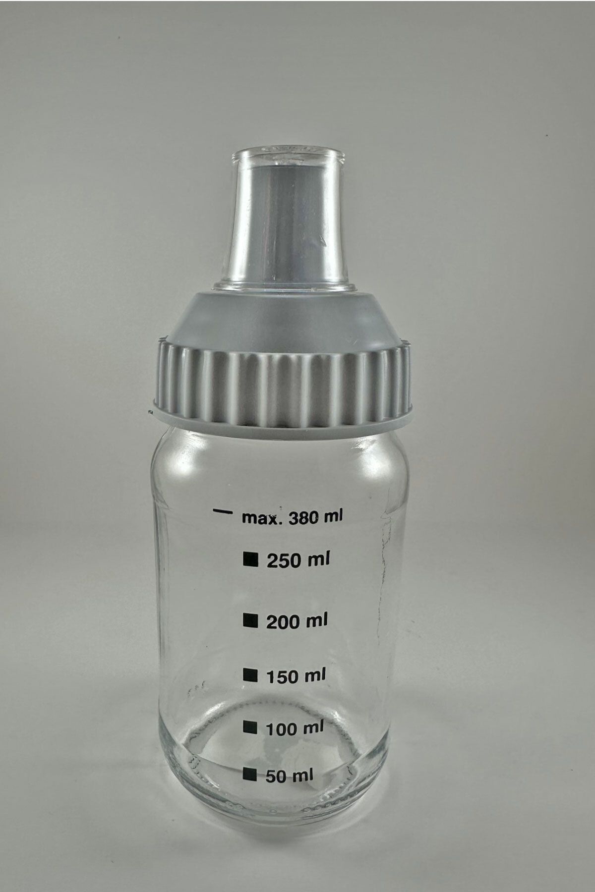 SİHİRLİ AYAKLAR Sızdırmaz Kapaklı Cam Yağdanlık Sirkelik Sosluk Derece Desenli 380ml