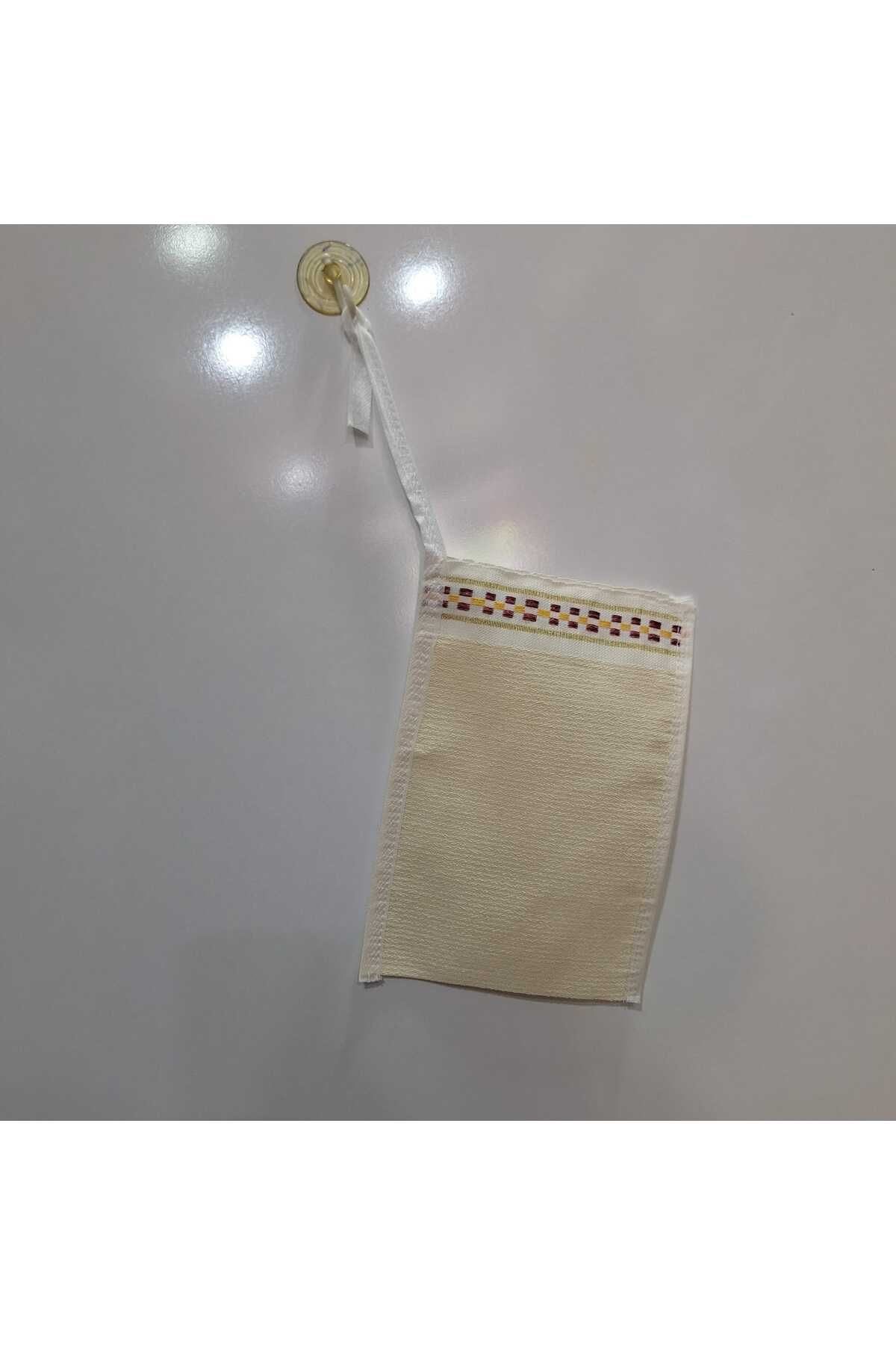 NUR TEKSTİL krem Kese Süper Kalın Sert Banyo Hamam kesesi
