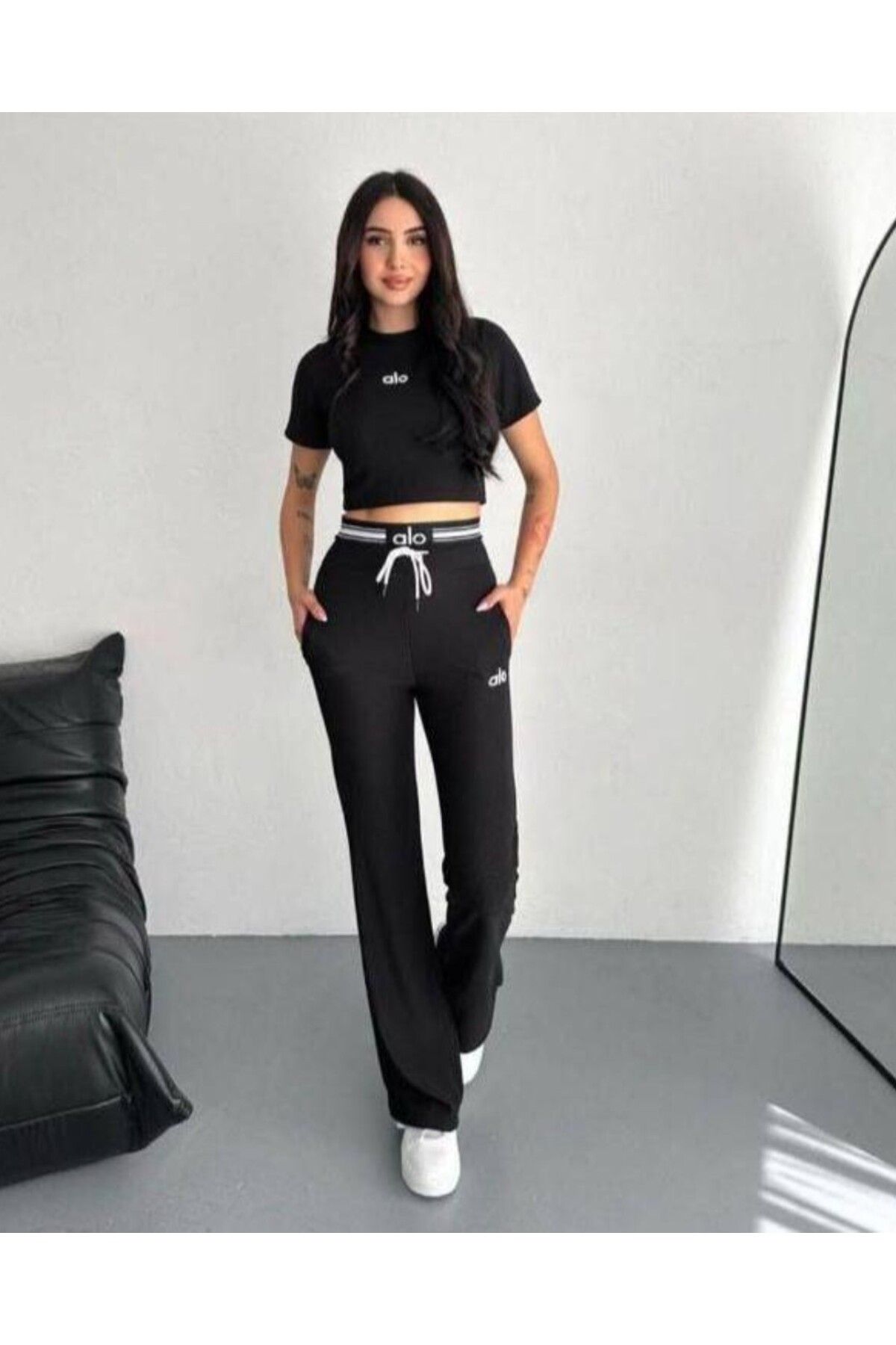 Butik Beli Bağcıklı Alt Üst Takım
