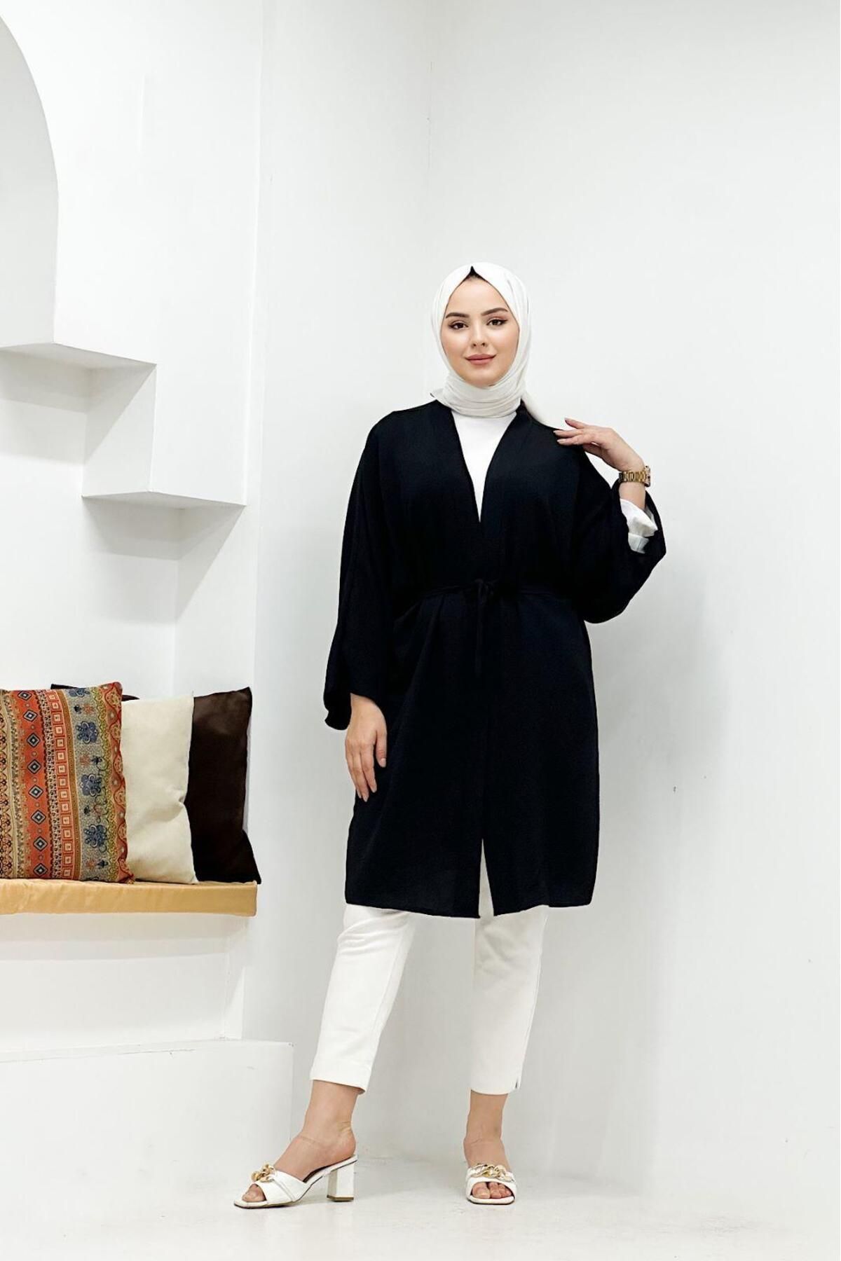 CNG MODA Modaalfabe Tesettür Ayrobin Spor Kimono