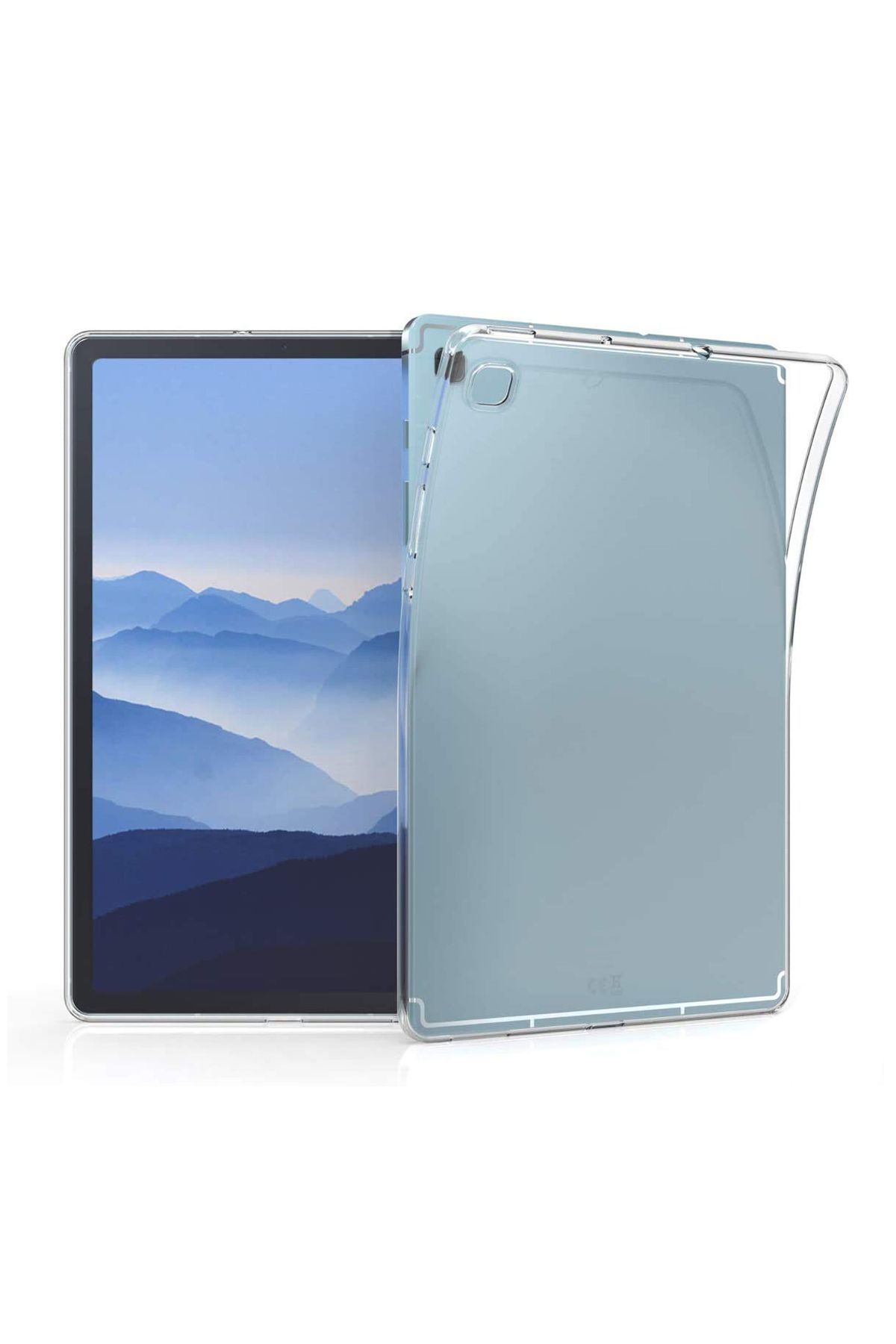 Forzacase Samsung Galaxy Tab S6 Lite 10.4 inch 2024 ile Uyumlu Silikon Kılıf Şeffaf - FC013
