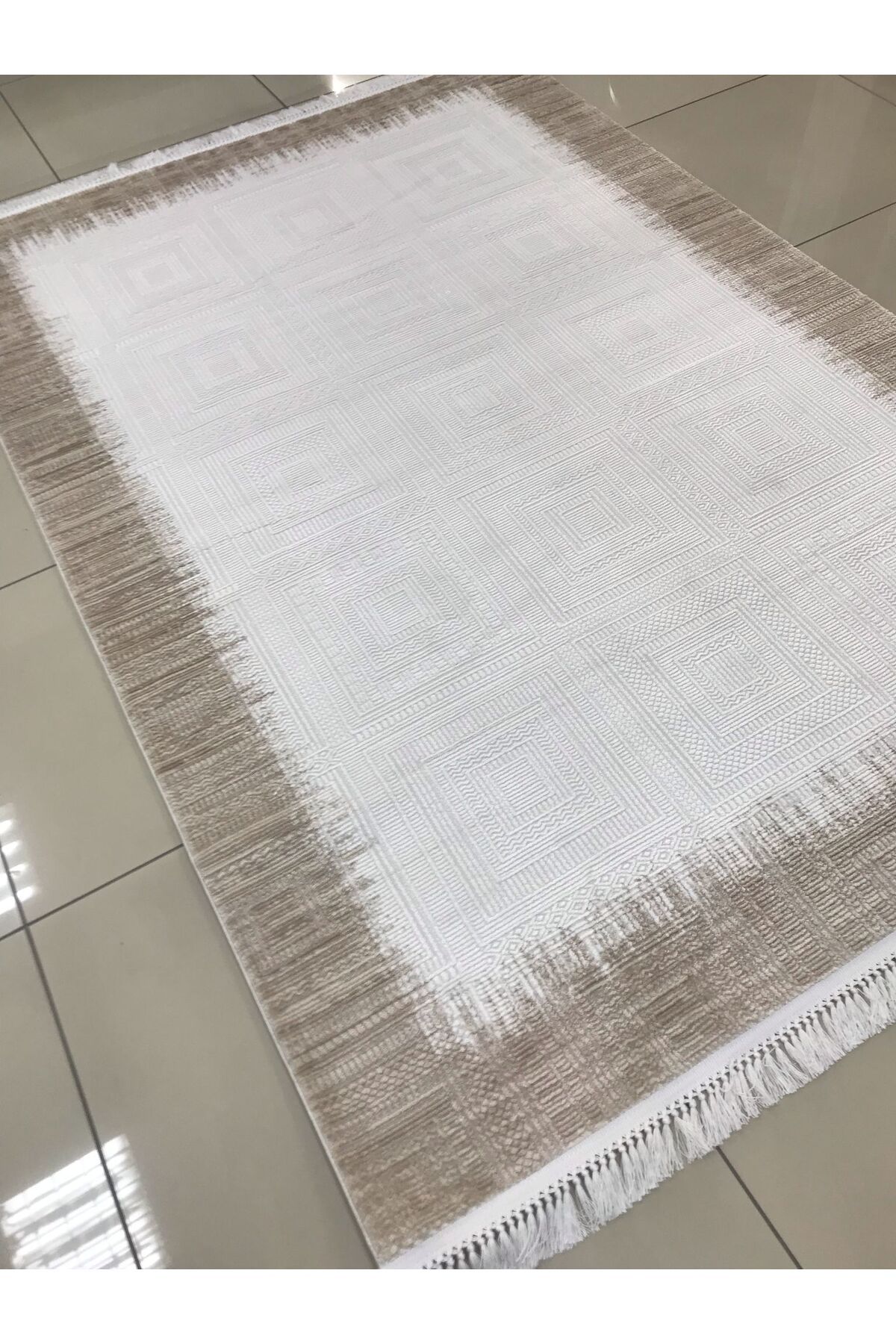 Merinos Halı ELEGANCE 74427 070 KREM KAHVE