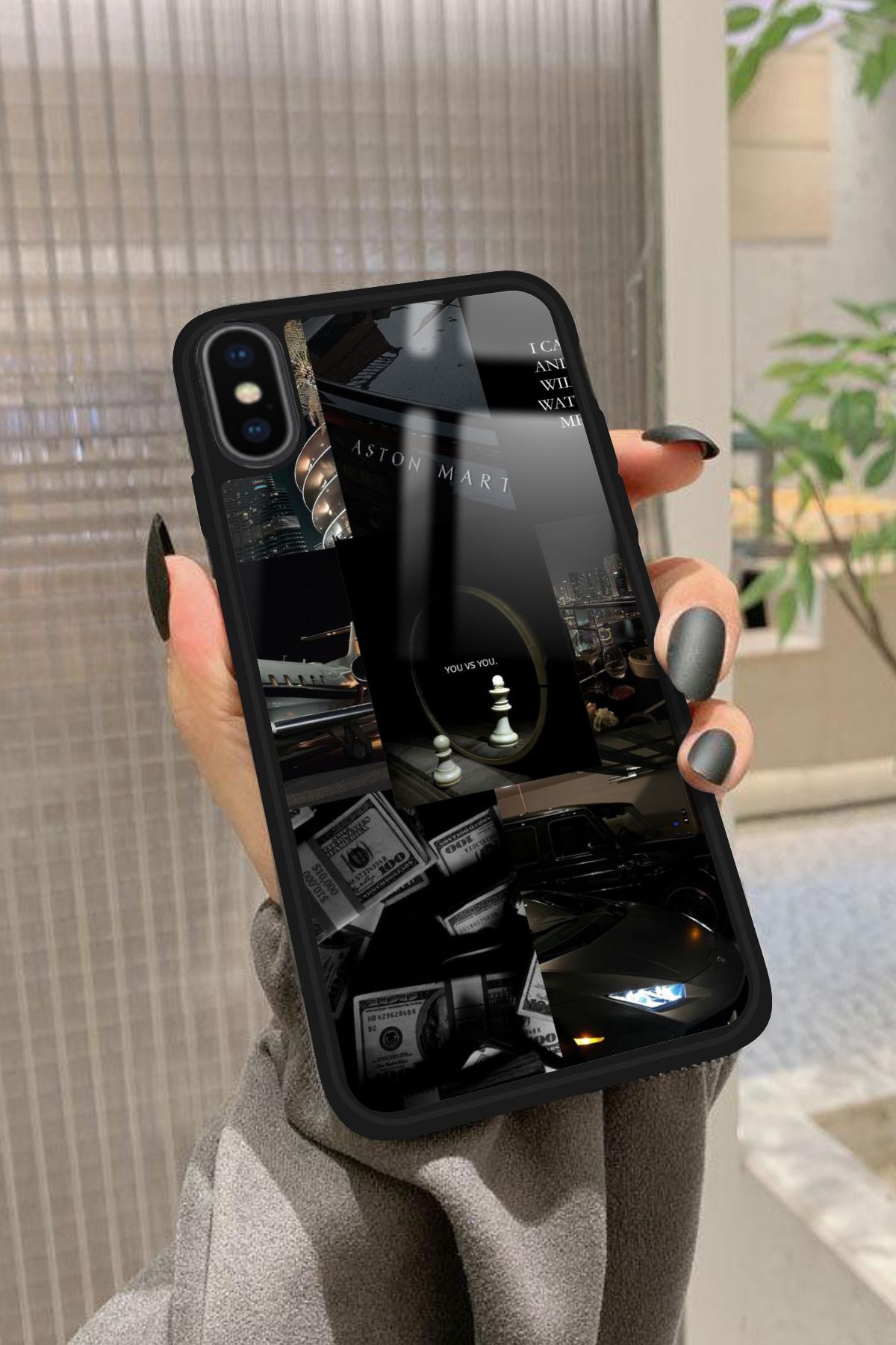 Snacase iPhone Xs Max Uyumlu Mafia Tasarımlı Glossy Premium Kılıf
