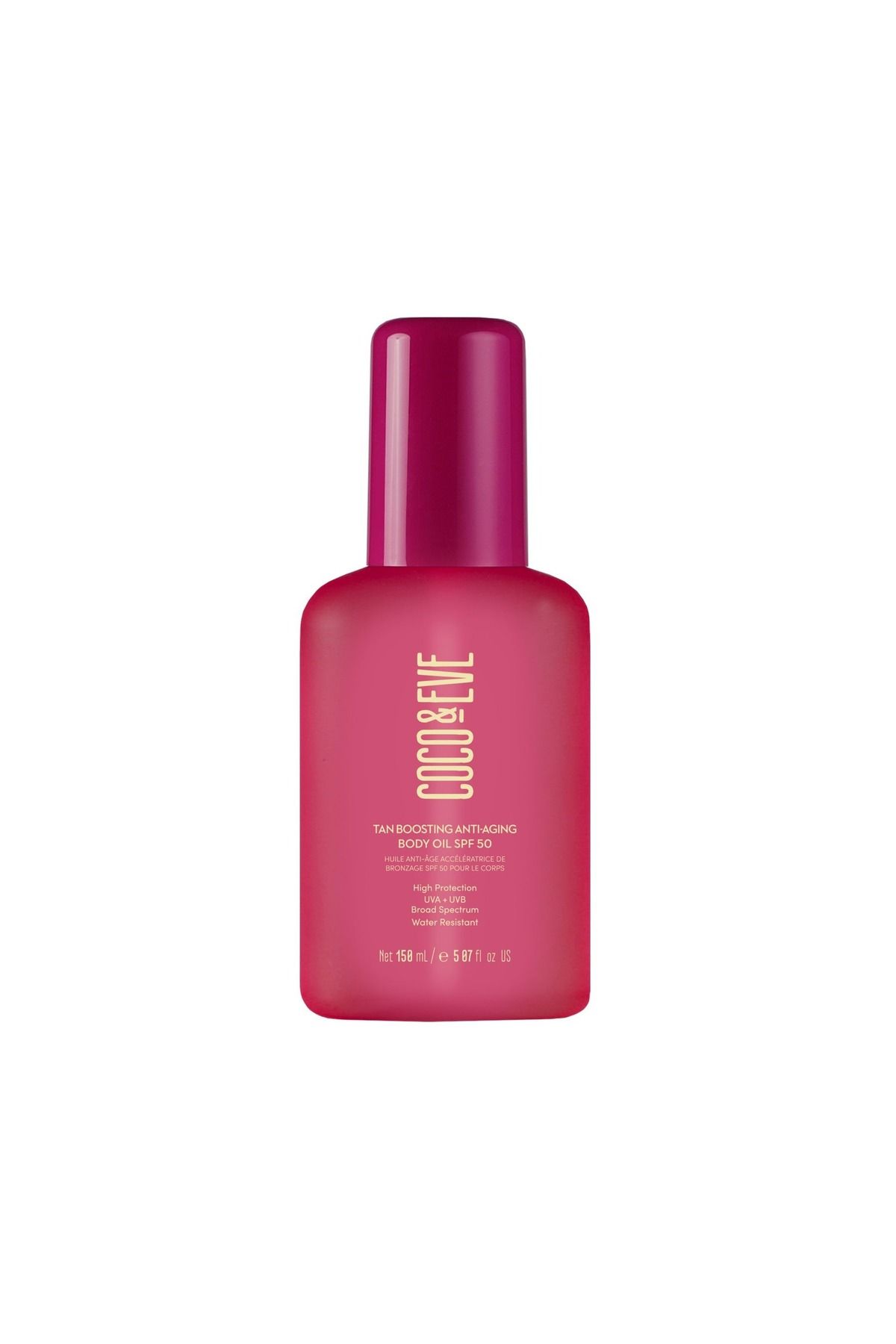 Coco & Eve Sunny Honey Tan Güçlendirici Yaşlanma Karşıtı SPF50 Vücut Yağı 150ml