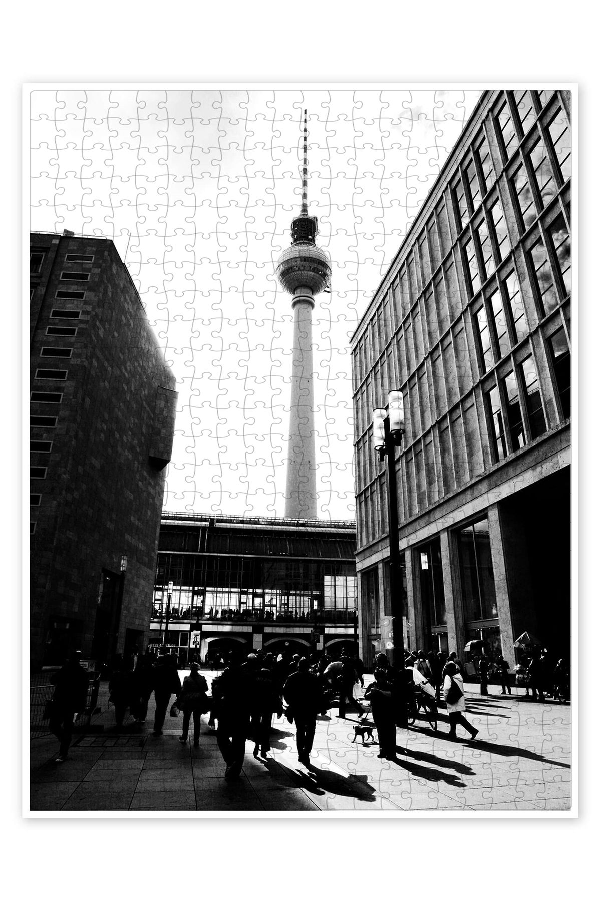 Jeronkarji Berlin sokak 500 Parça Puzzle Yapboz Şehir Manzara Temalı Hobilik