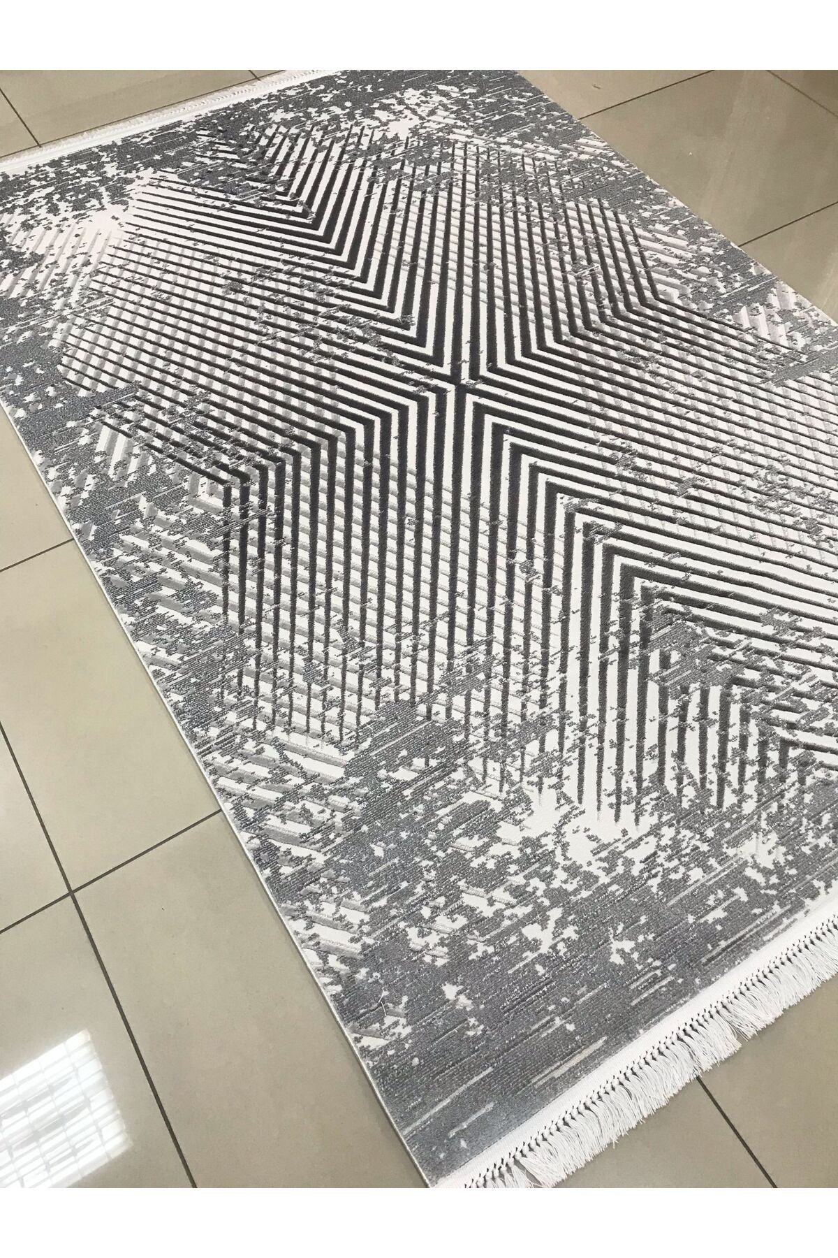 Merinos Halı ELEGANCE 74433 095 GRİ KREM