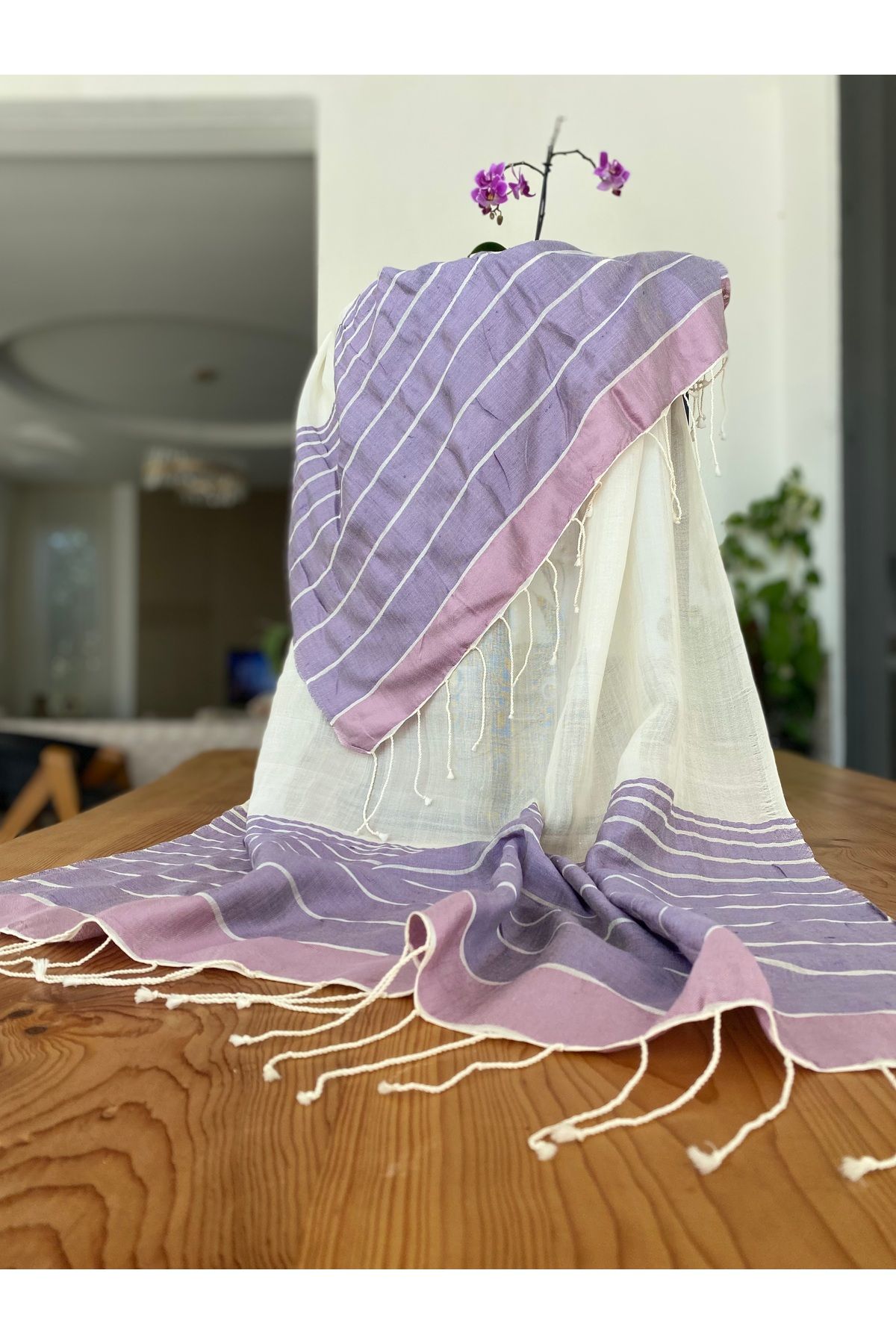 Bohemian İbrişim İpek Şal