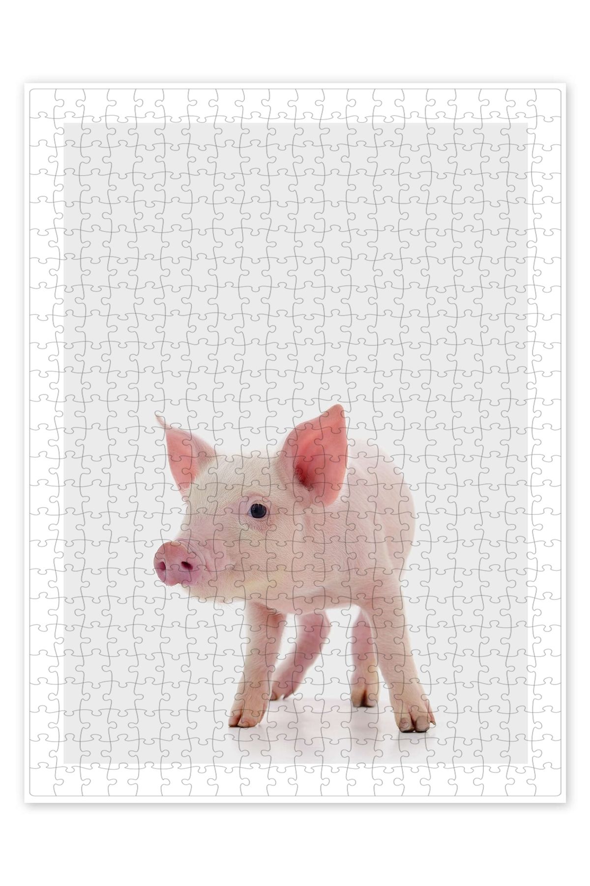 Jeronkarji Pembe Domuzcuk 500 Parça Puzzle Yapboz Kedi Köpek Temalı Doğa ve Orman Hayvanları