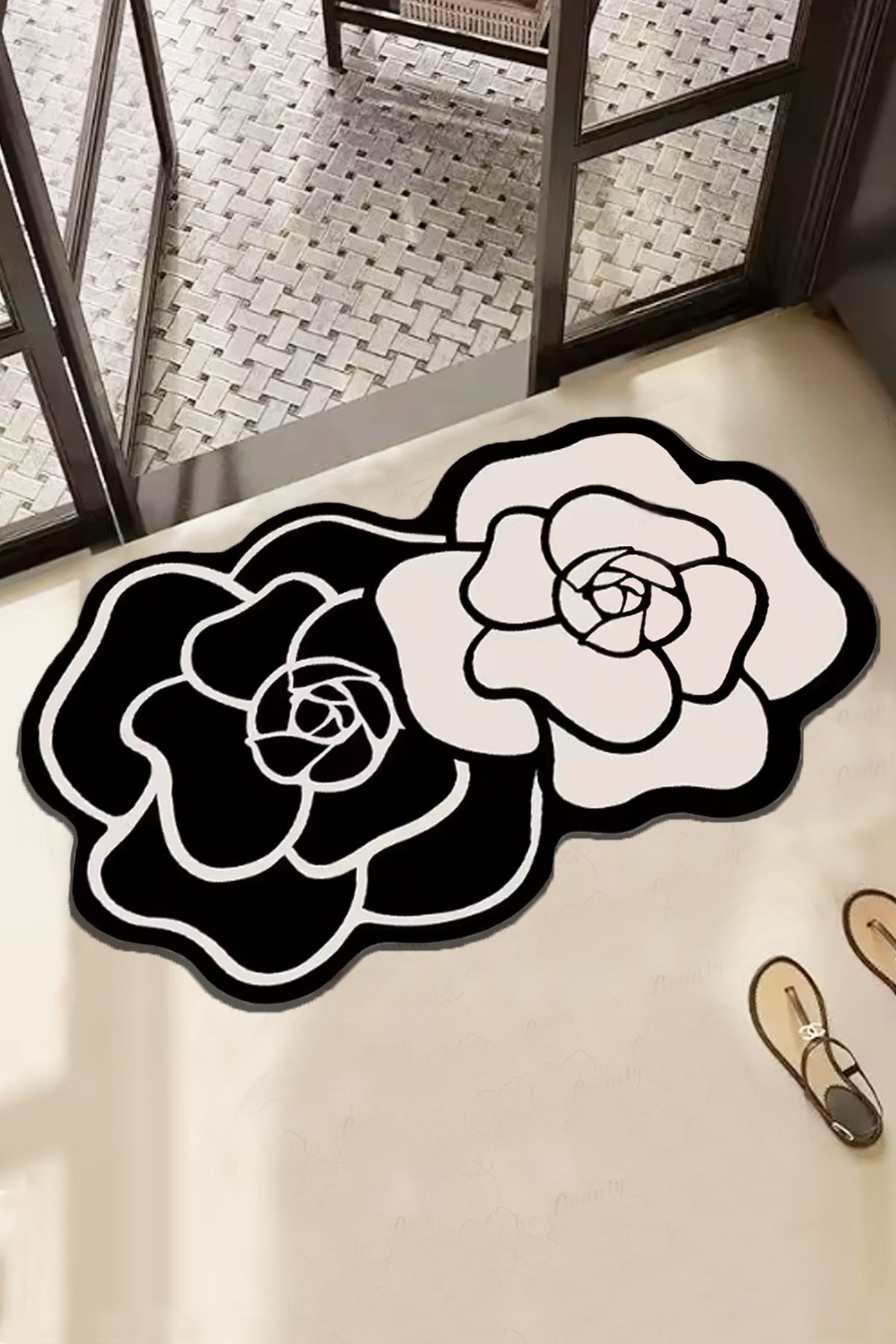 Chilai Home Bungari Rose Banyo Paspası 60x100cm Kaydırmaz Tabanlı djtbanyo