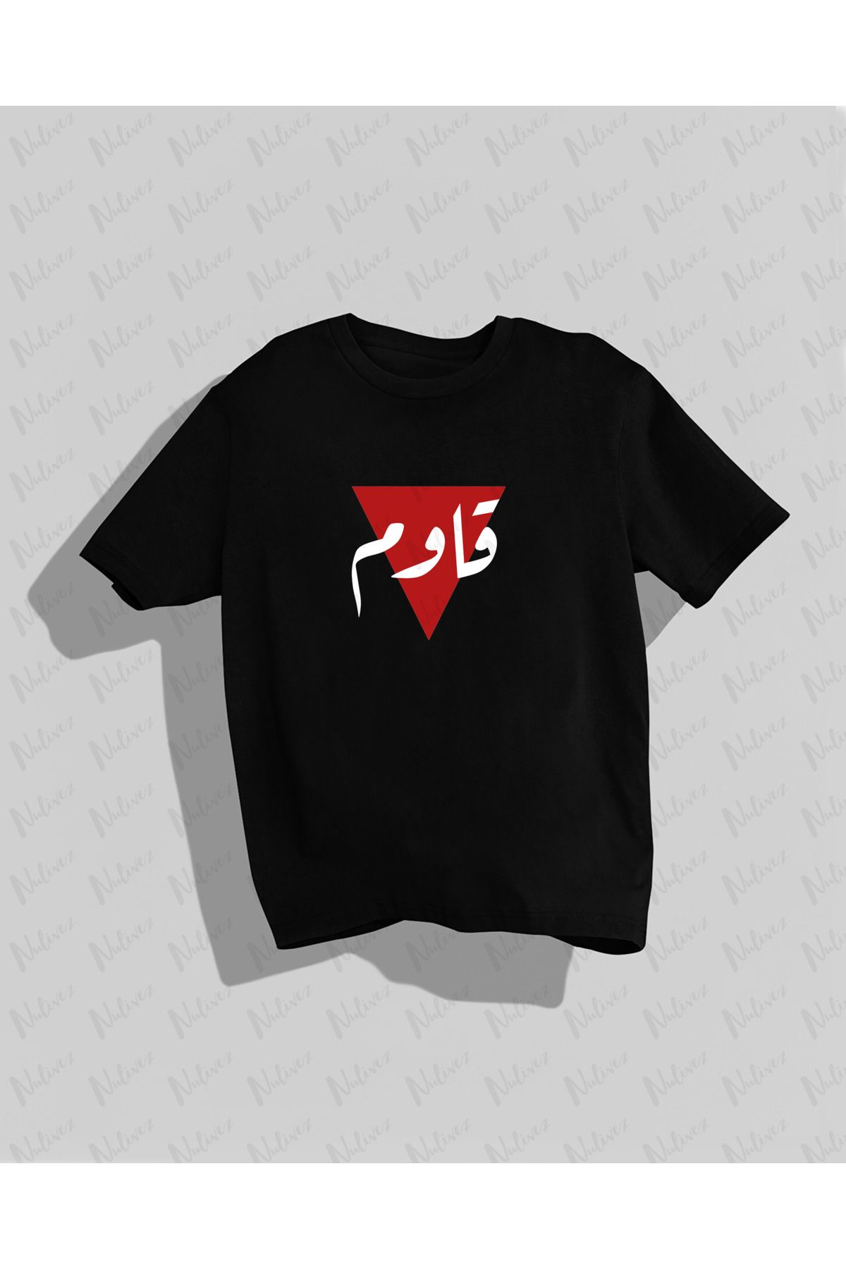 Nulivez Filistin Tasarımı Baskılı Yüksek Kalite Kompakt Unisex Oversize T-Shirt