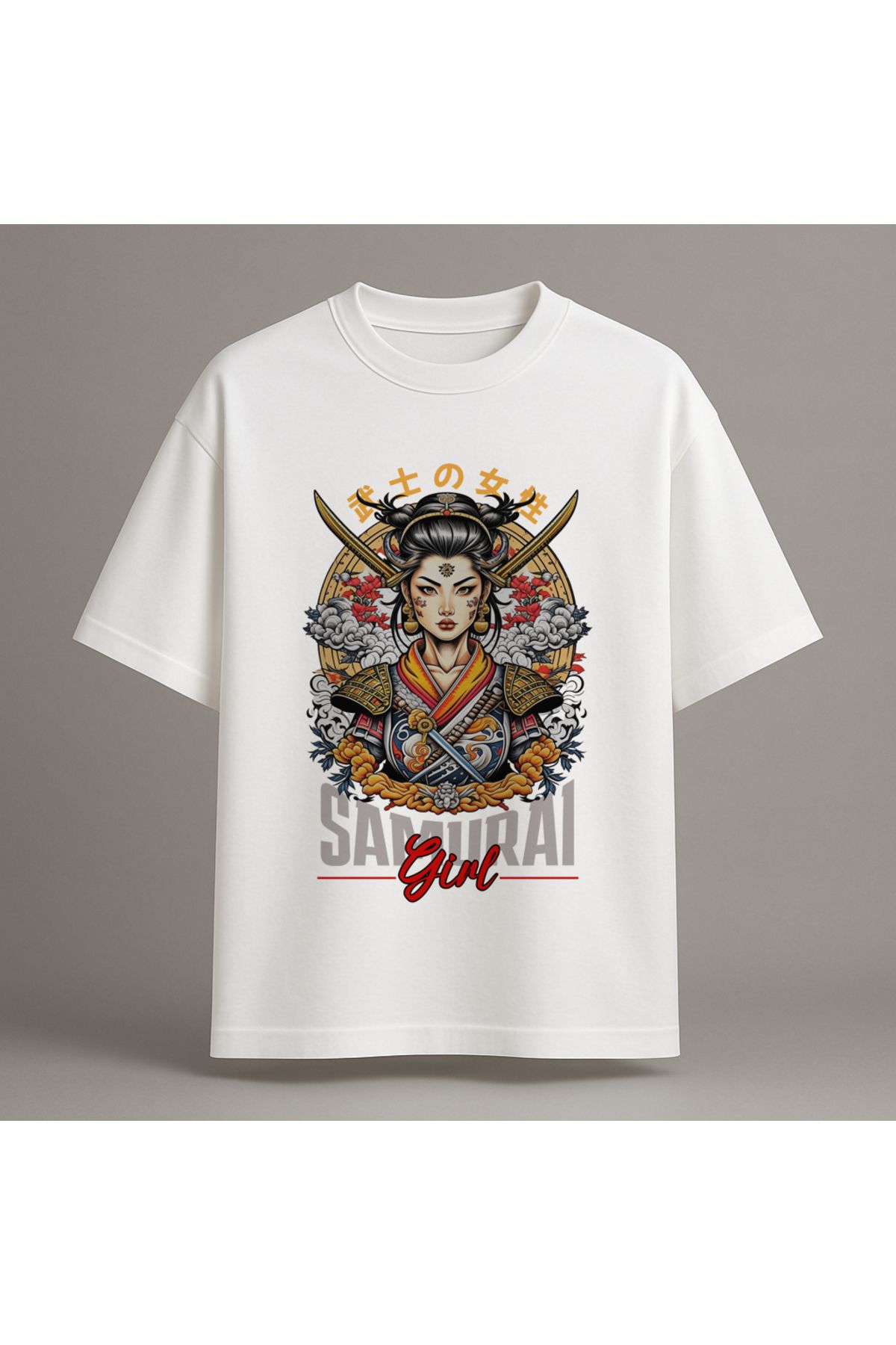 Fuco Supply Beyaz Oversize Baskılı Tişört – Unisex Rahat Kesim Streetwear