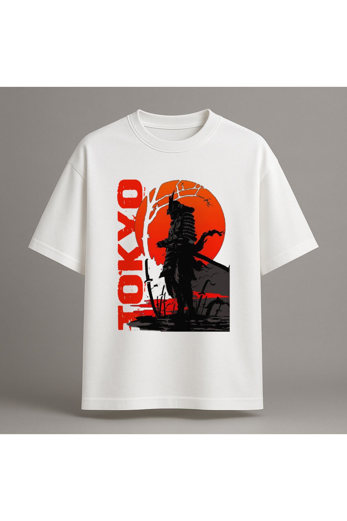 Fuco Supply Beyaz Oversize Baskılı Tişört – Unisex Rahat Kesim Streetwear