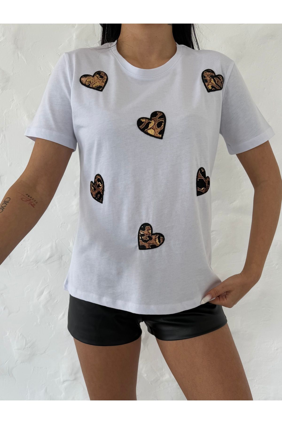 moda paketi Beyaz Tişört Regular Fit / Normal Kesim