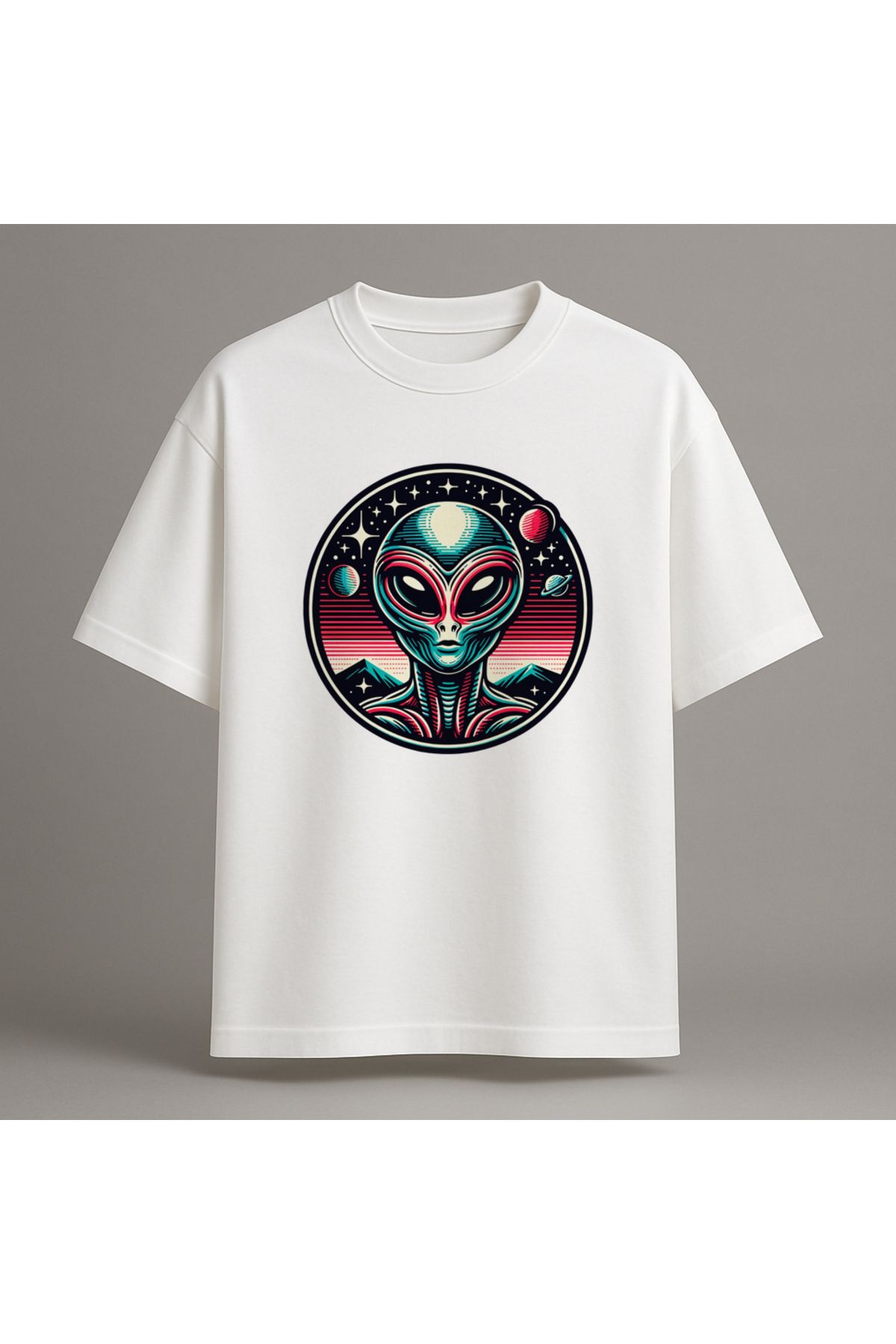 Fuco Supply Beyaz Oversize Baskılı Tişört – Unisex Rahat Kesim Streetwear