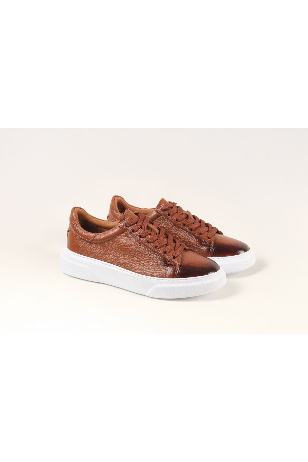 Massa Hakiki Deri Taba Sneakers-43 - Kahve-03